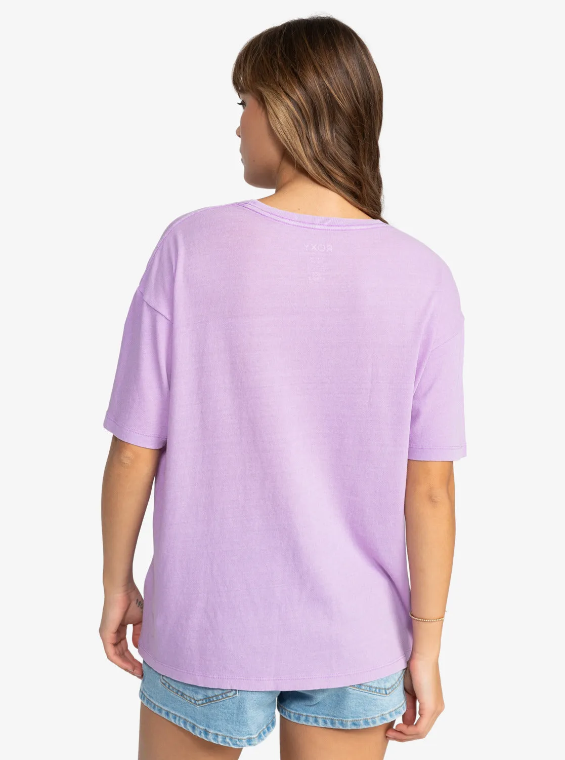Sunny Days Washed Oversized T-Shirt - Crocus Petal sold by Roxy product image thumbnail 5