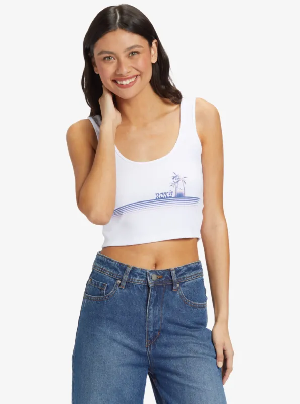 Sunset Strip Dive In T-Shirt - Bright White sold by Roxy