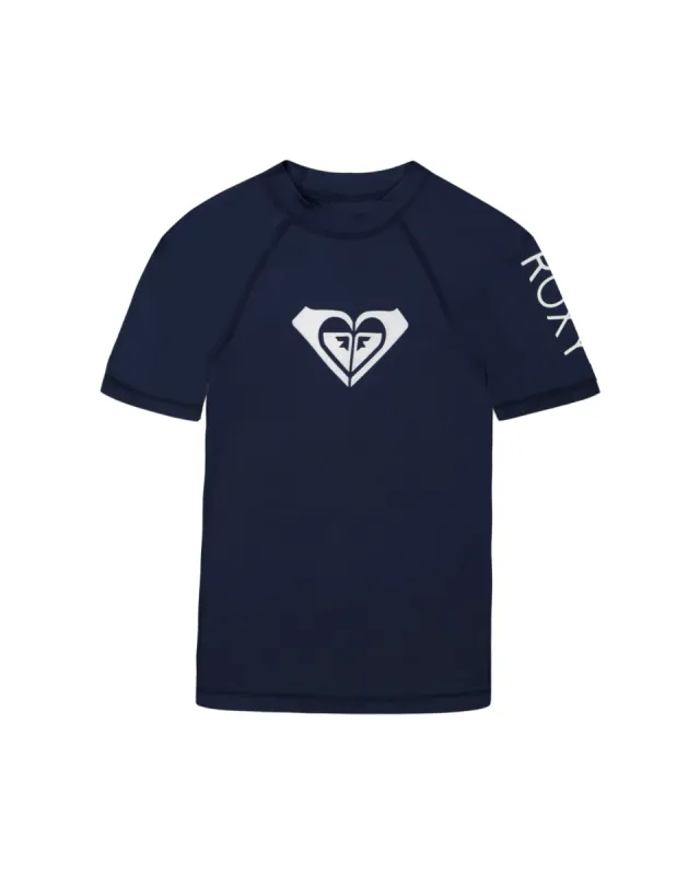 Girls 7-16 Whole Hearted Short Sleeve Rashgaurd sold by Roxy