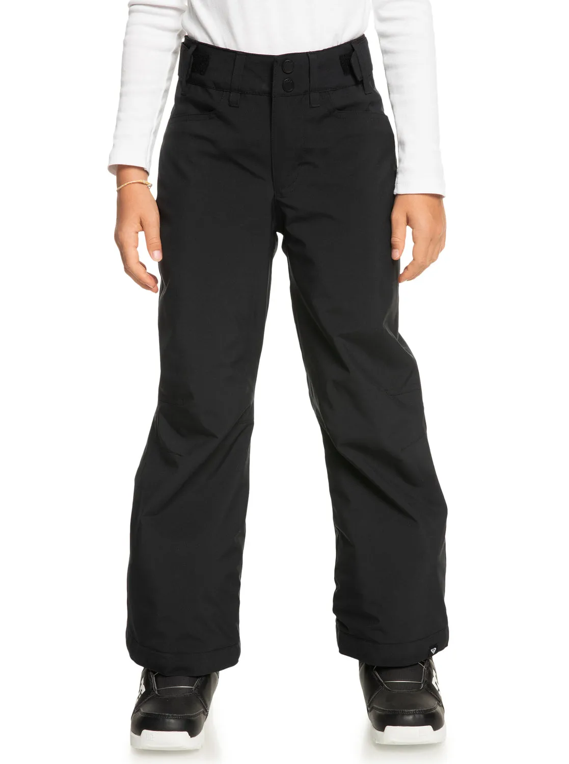 Girls 4-16 Backyard Technical Snow Pants - True Black sold by Roxy