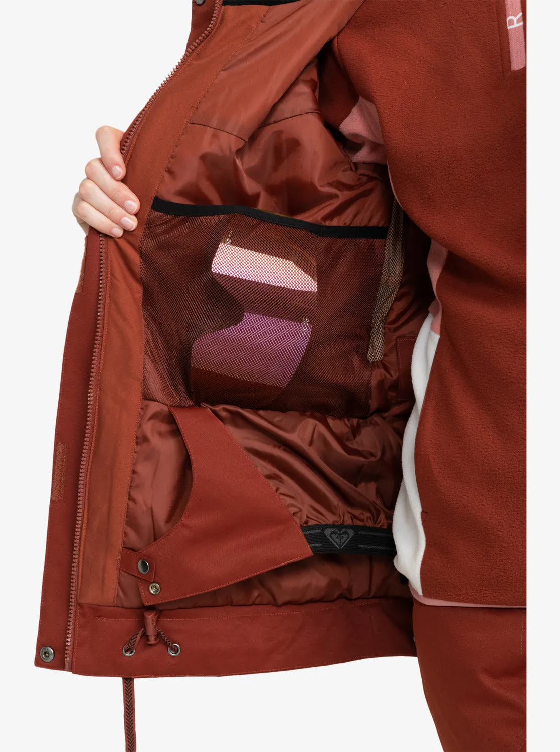 Meade Technical Snow Jacket - Smoked Paprika sold by Roxy product image thumbnail 4