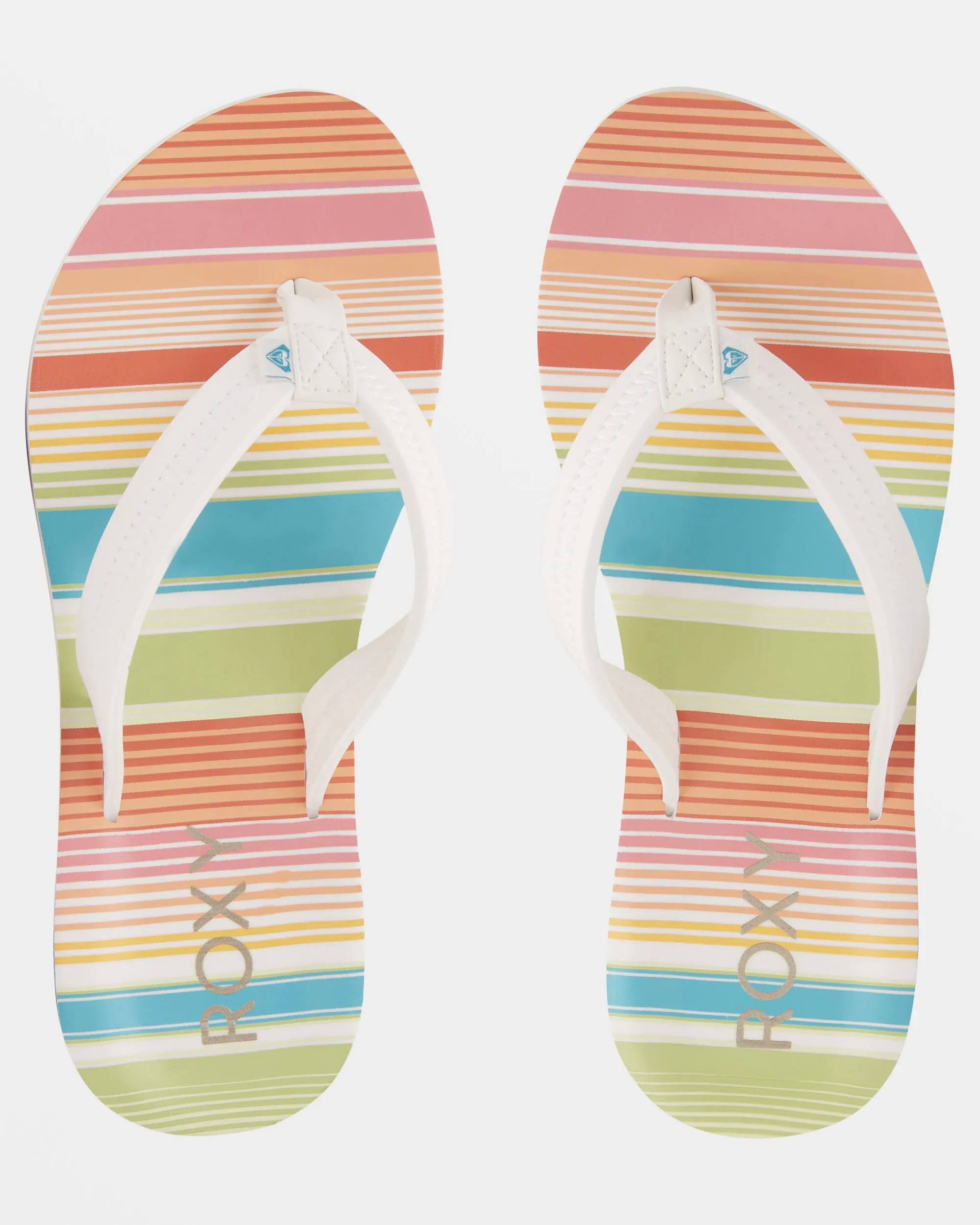 Vista Loreto II Flip-Flops - White/Ocean/Citrus sold by Roxy product image thumbnail 4
