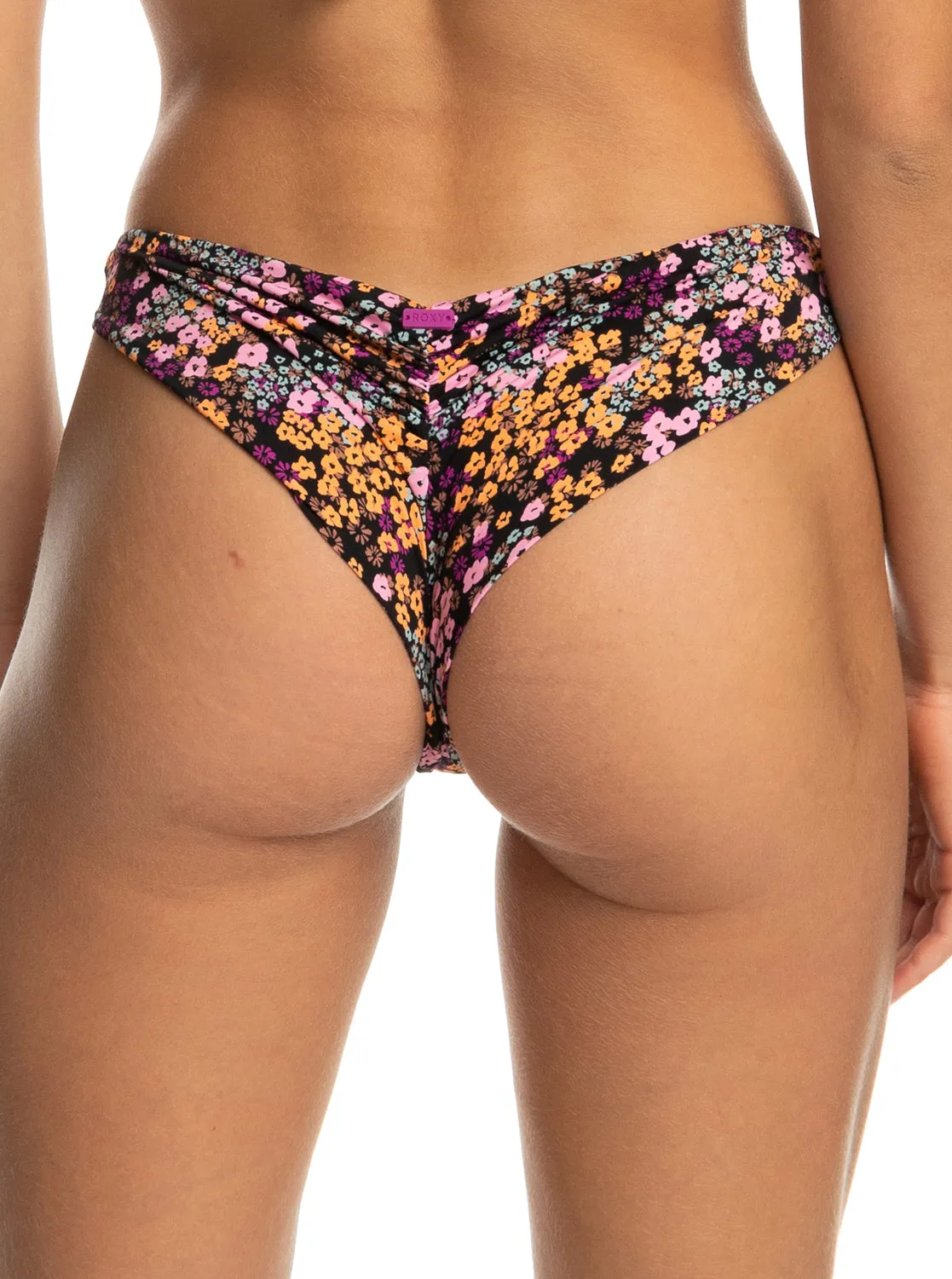 Printed Beach Classics Cheeky Bikini Bottom - Anthracite Floral Daze sold by Roxy product image thumbnail 5