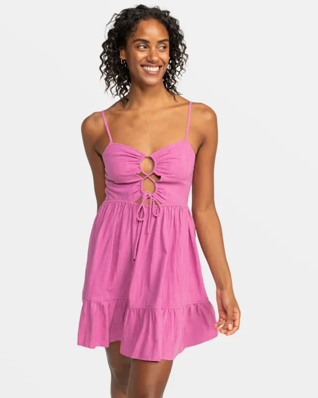Jasmine Breeze Mini Dress - Rosebud sold by Roxy