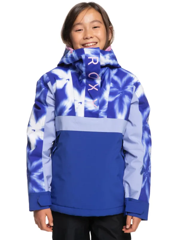 Girls 4-16 Shelter Technical Snow Jacket - Bluing Frozen Flower sold by Roxy