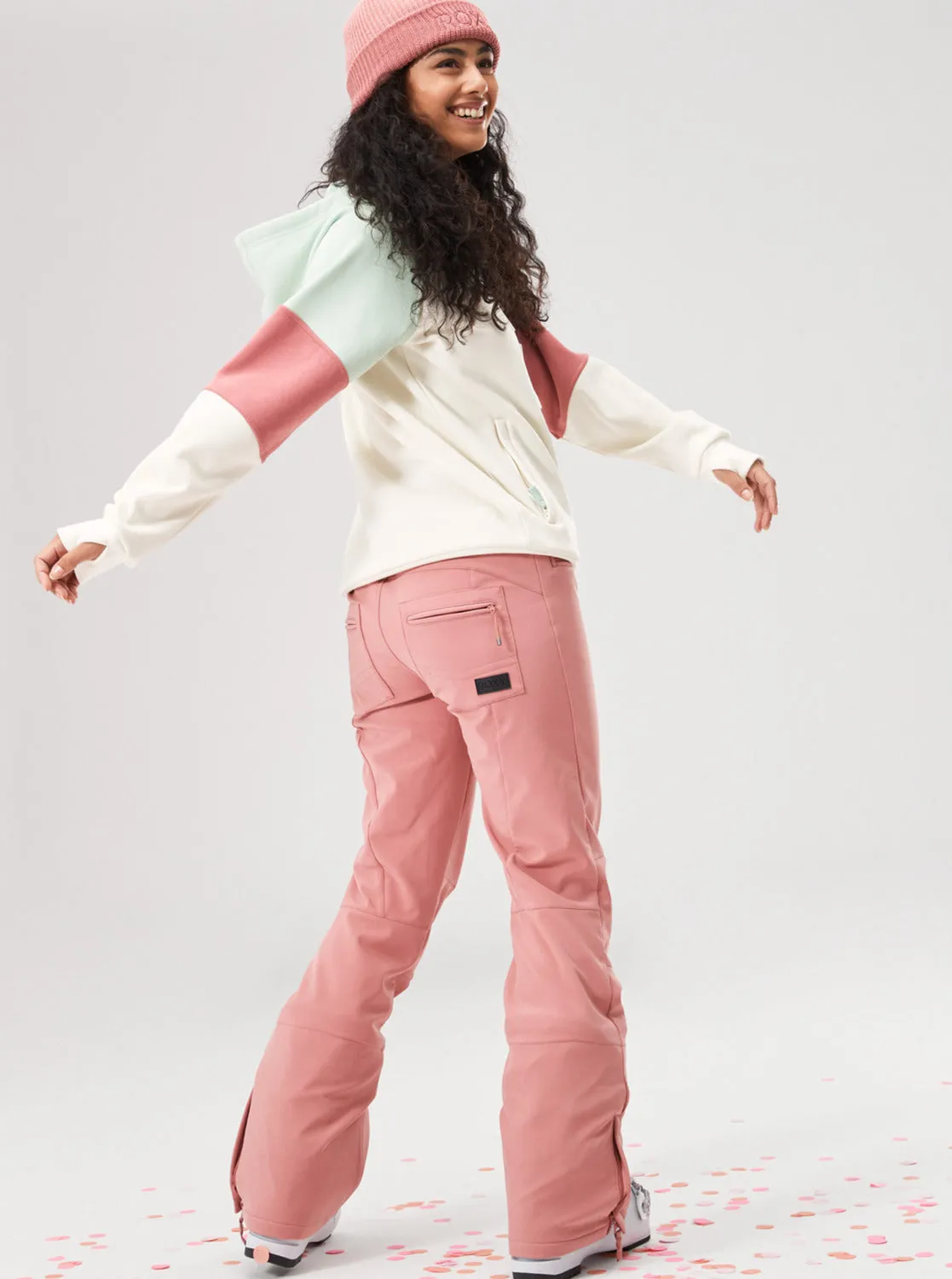 Rising High Technical Snow Pants - Dusty Rose sold by Roxy product image thumbnail 2
