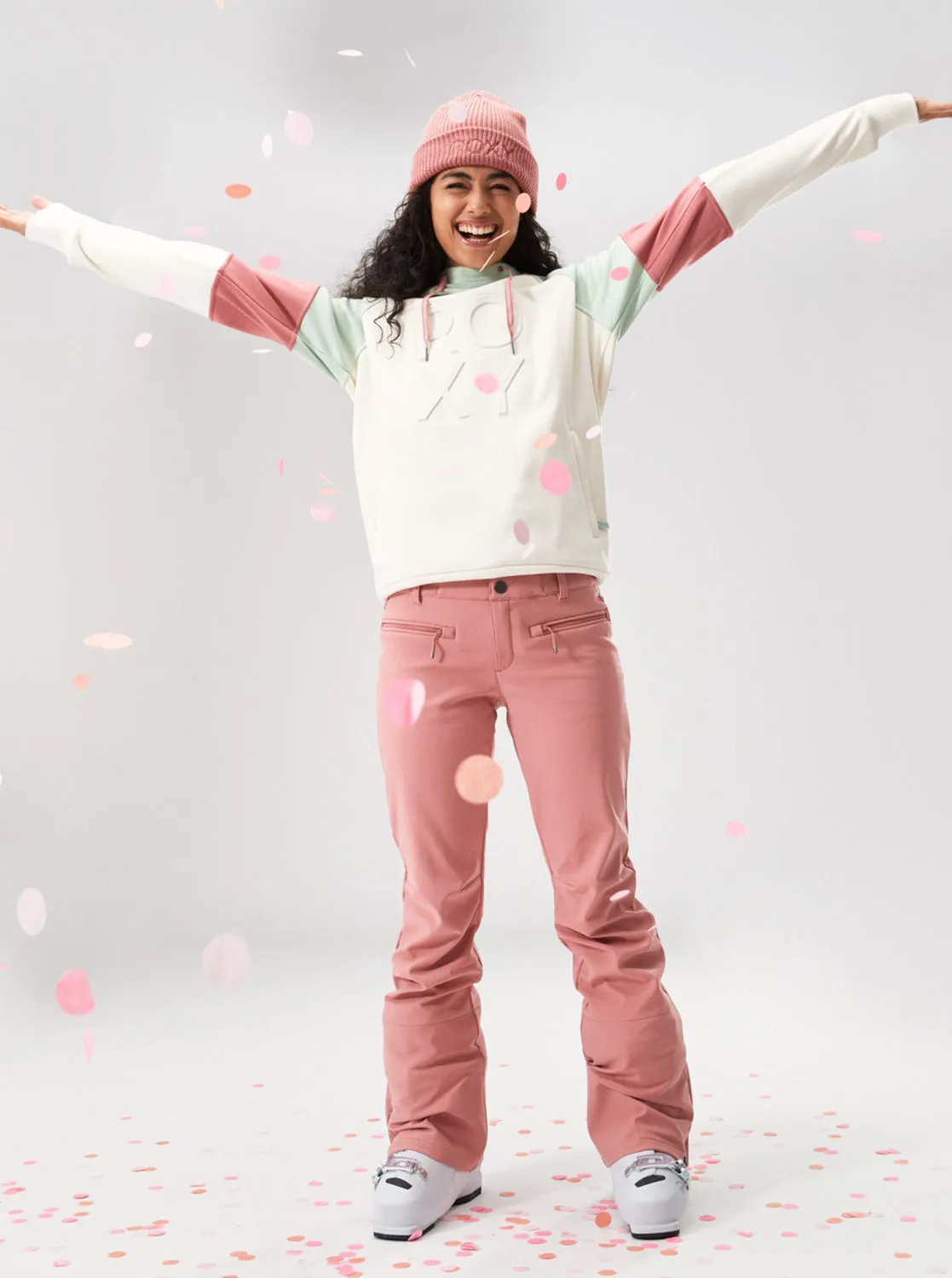 Rising High Technical Snow Pants - Dusty Rose sold by Roxy product image thumbnail 3