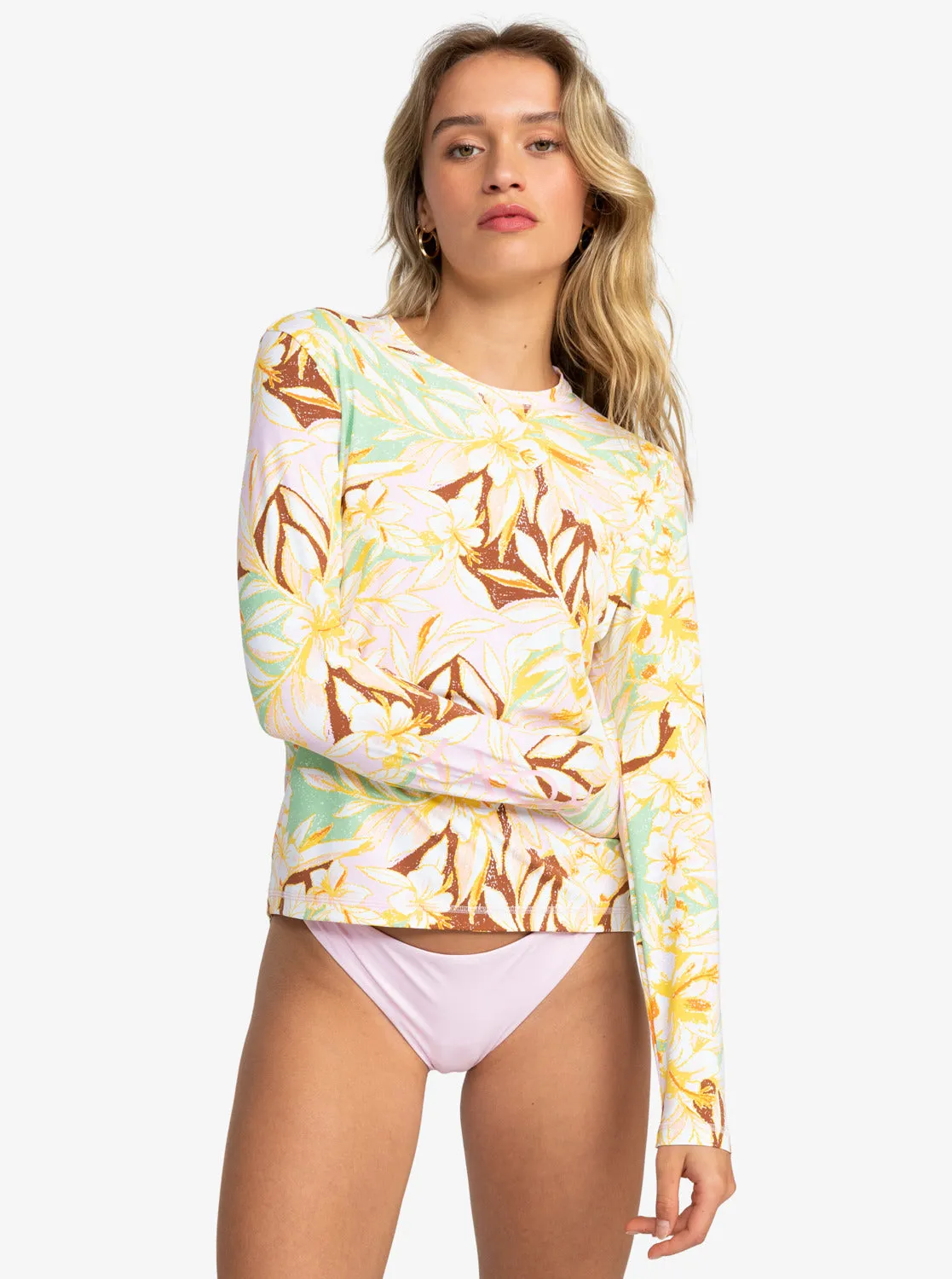 Sea Skippin Pants Long Sleeve Rashguard - Quiet Green Coast 2 Coast sold by Roxy product image thumbnail 5