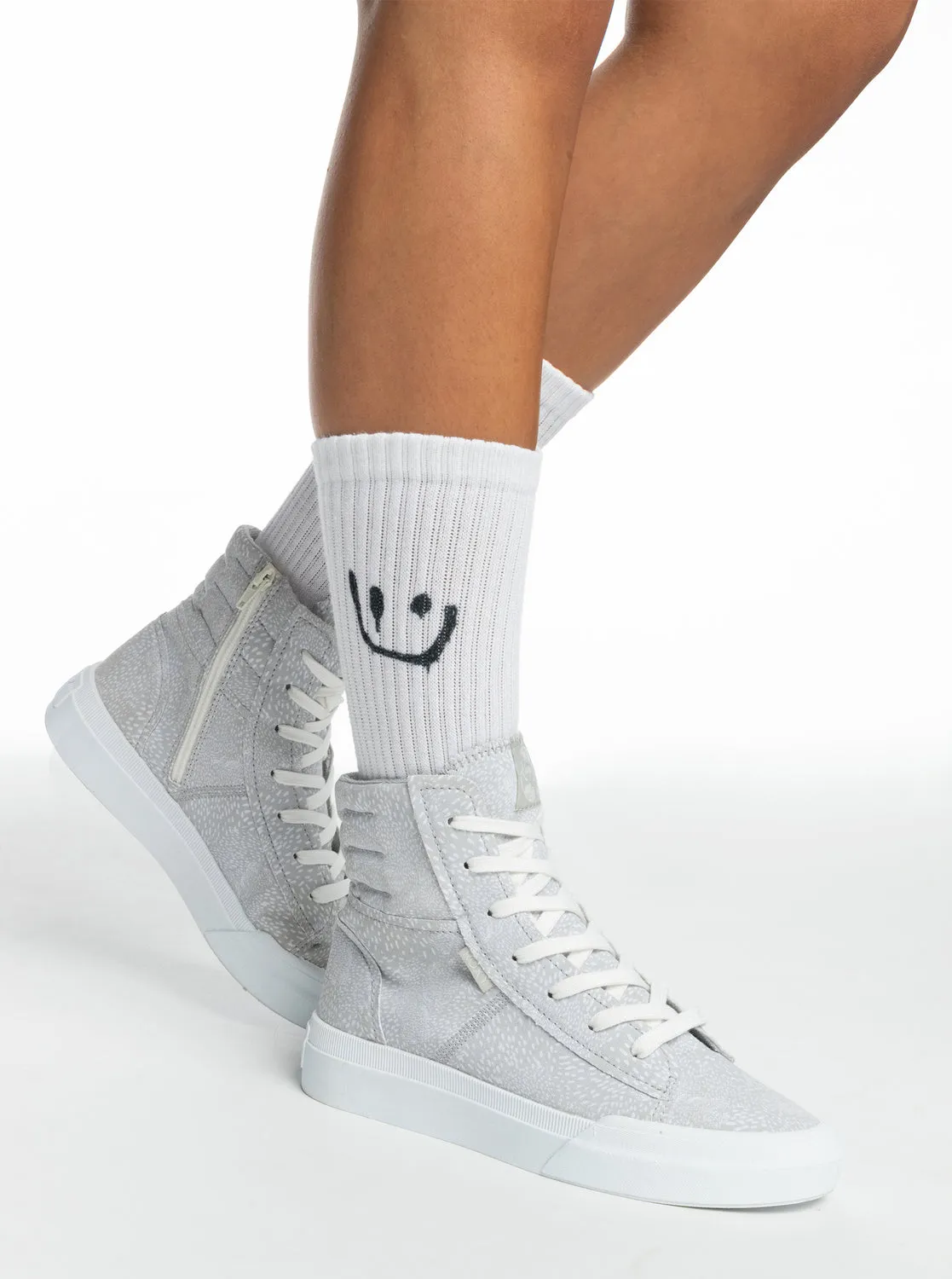 Roxy Rae Mid-Top Shoes - Light Grey sold by Roxy