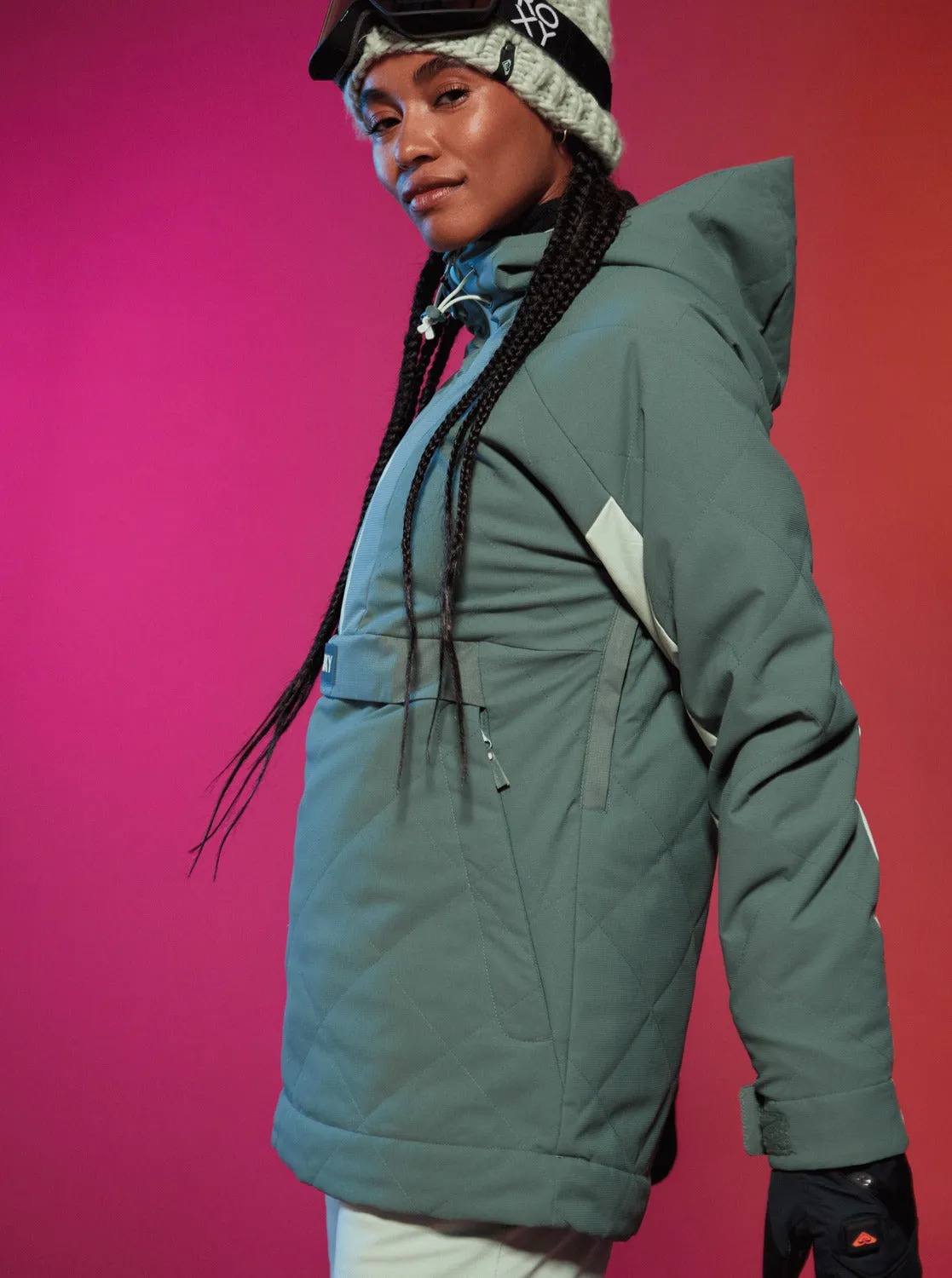 Radiant Lines Overhead Technical Snow Jacket - Dark Forest sold by Roxy product image thumbnail 2