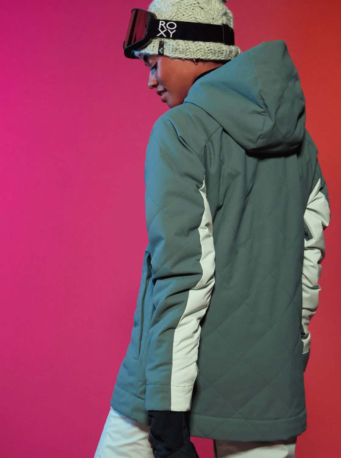 Radiant Lines Overhead Technical Snow Jacket - Dark Forest sold by Roxy product image thumbnail 3