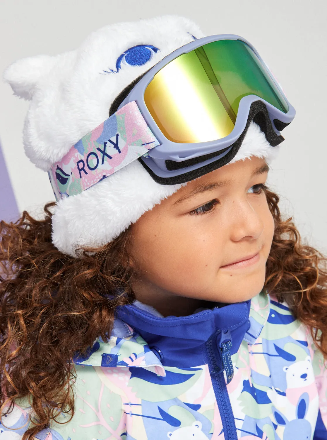 Girls 2-7 Mini Snowmoon Beanie - Bright White sold by Roxy product image thumbnail 2