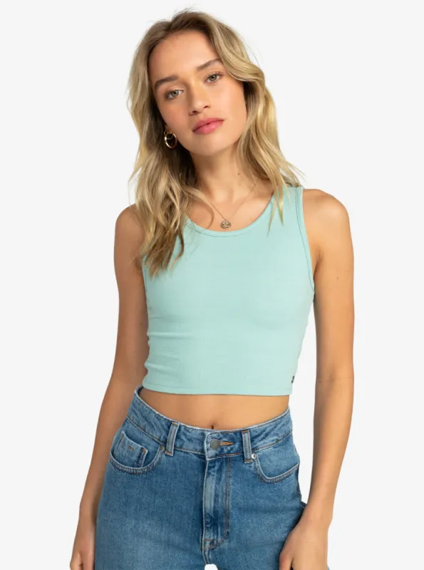 Good Keepsake Crop Top - Blue Surf sold by Roxy