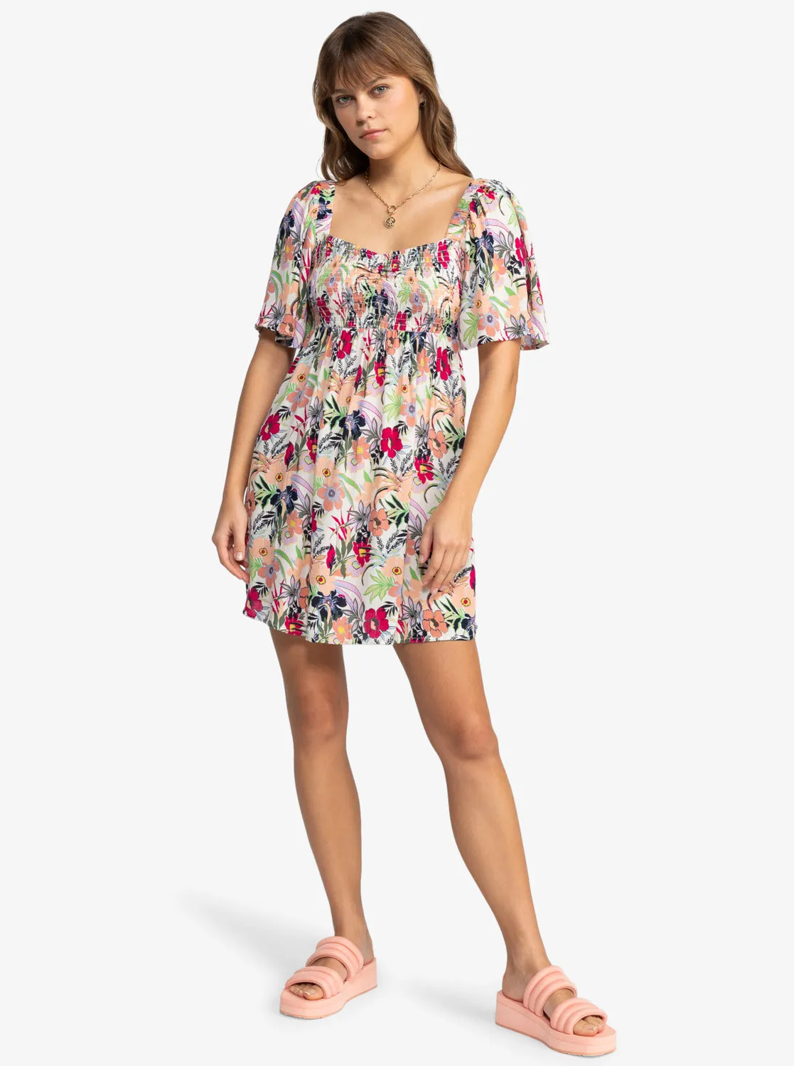 Golden Dawn Dress - Ash Rose Wallflower sold by Roxy product image thumbnail 4