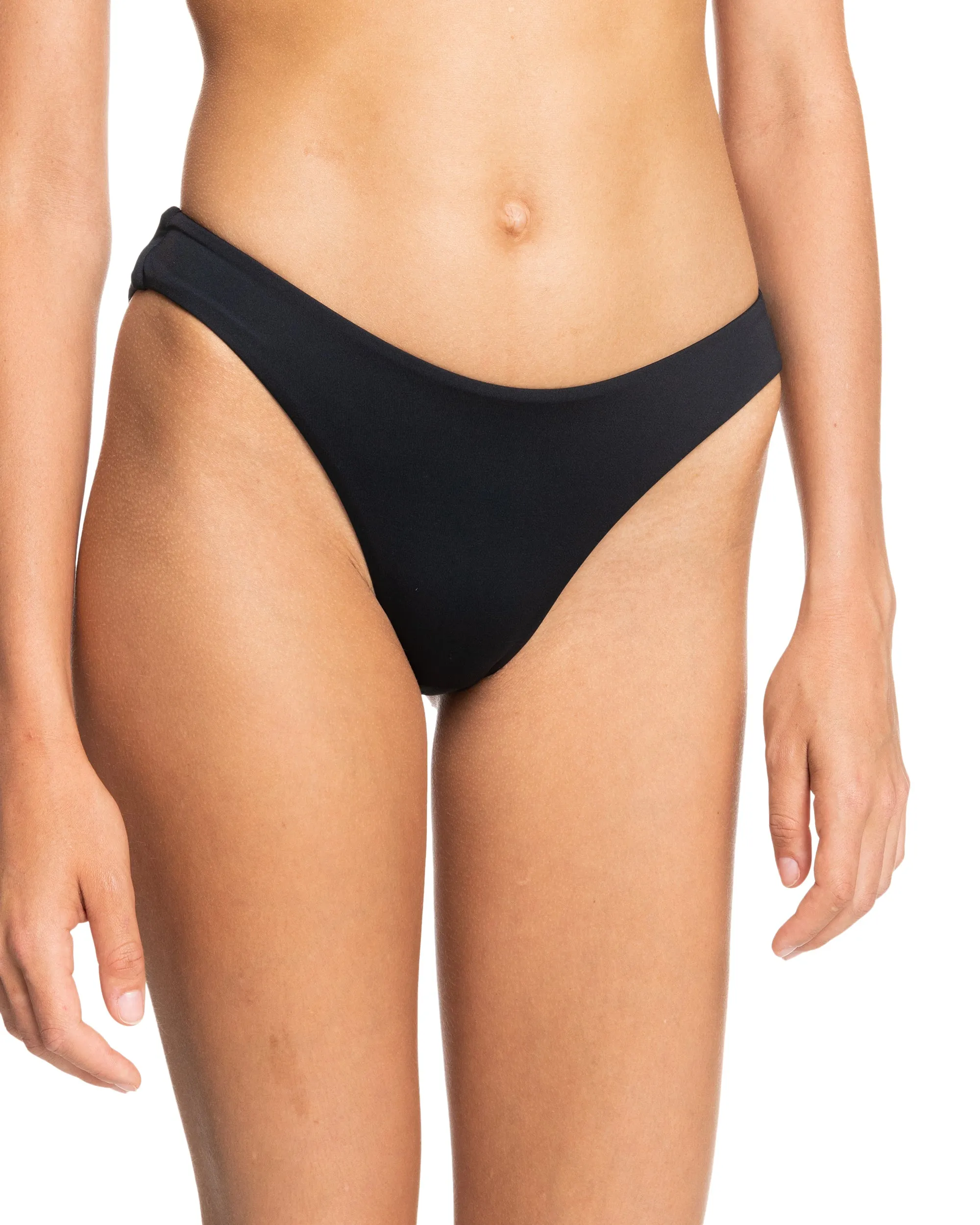 Beach Classics High Leg Bikini Bottom - Anthracite sold by Roxy