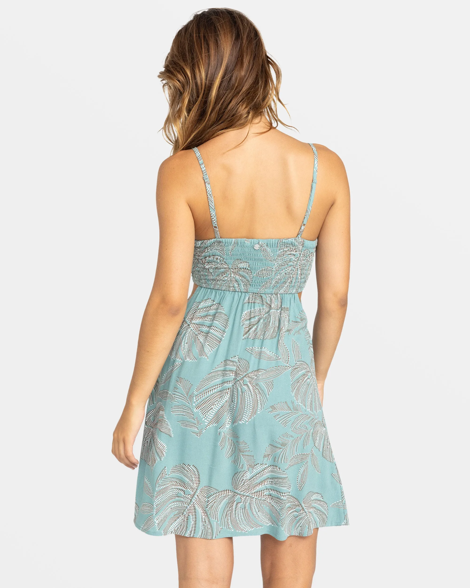 Hot Tropics Mini Dress - Mineral Blue The Palms Apparel sold by Roxy product image thumbnail 2