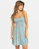 Hot Tropics Mini Dress - Mineral Blue The Palms Apparel sold by Roxy