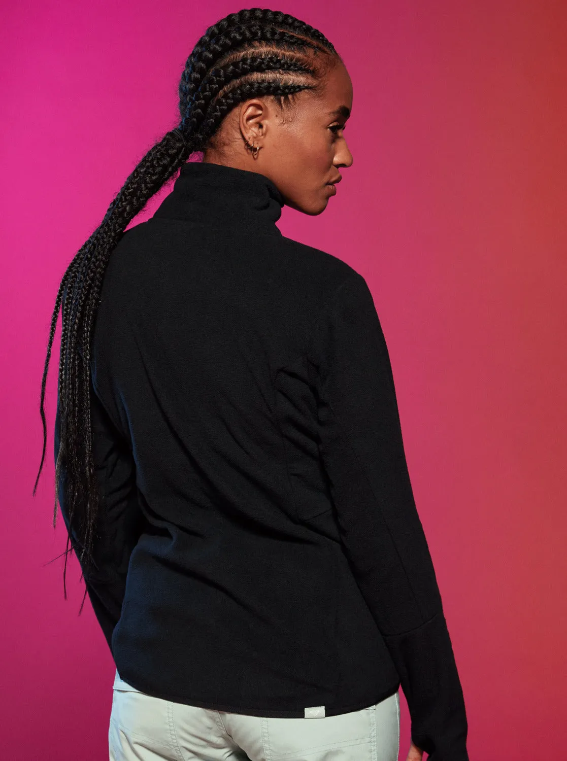 Sayna Technical Half Zip Fleece - True Black sold by Roxy product image thumbnail 3