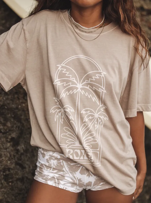 Mazzy Tee II T-Shirt - Warm Taupe sold by Roxy