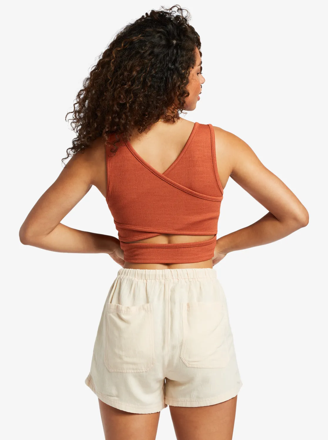Good Keepsake Crop Top - Baked Clay sold by Roxy product image thumbnail 5
