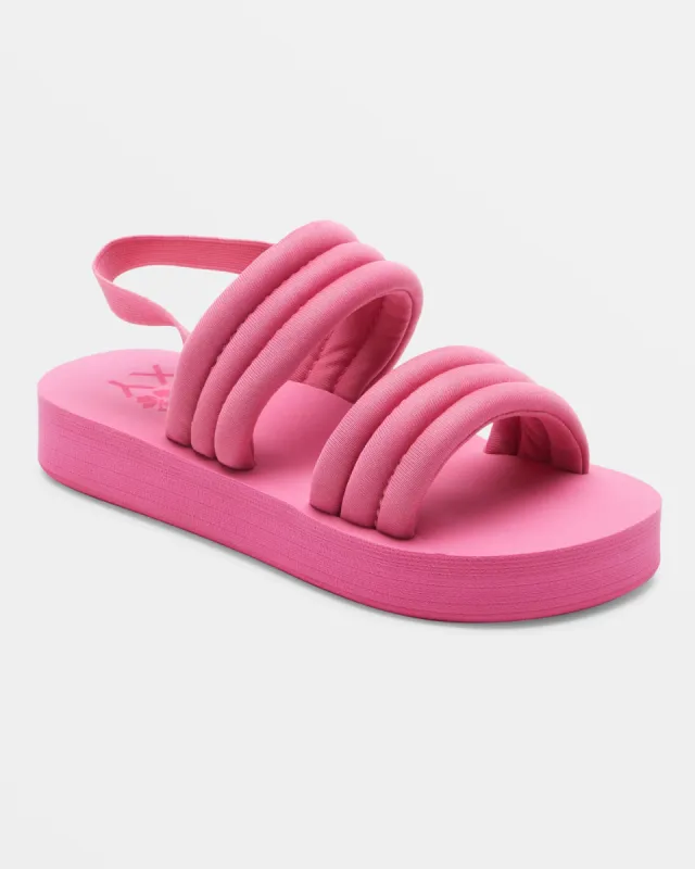 Girls 4-16 Totally Tubular Slide Sandals - Pink sold by Roxy
