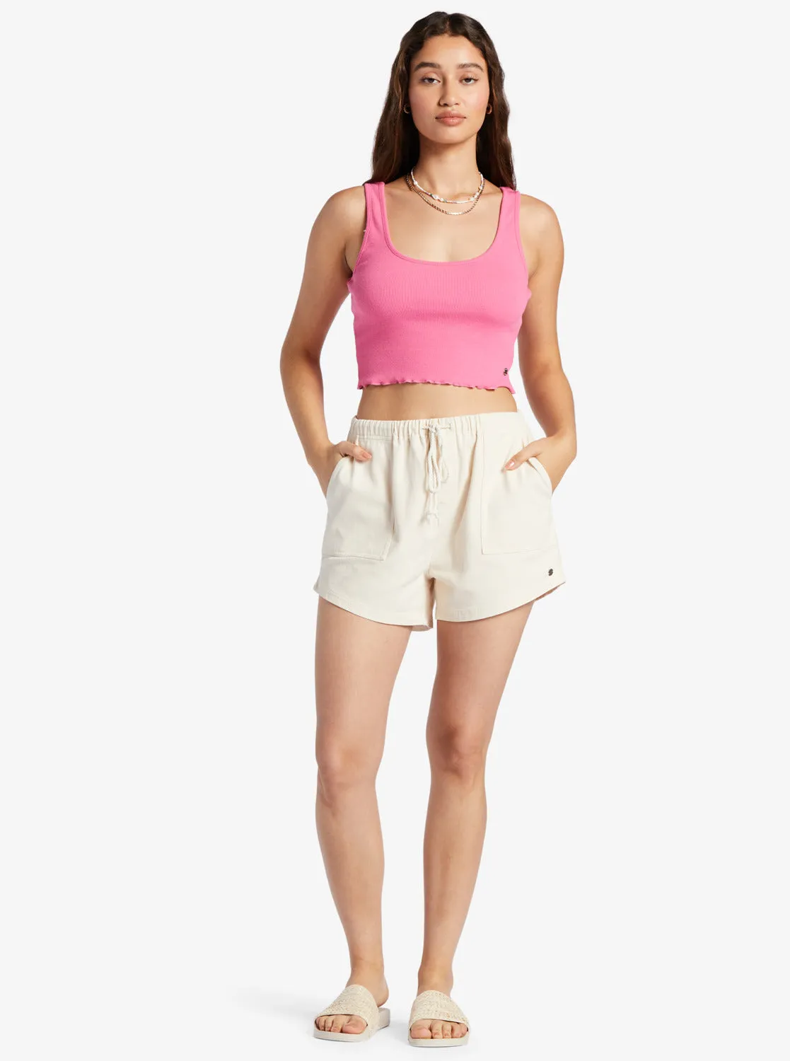 Keep It Wavy Tank Top - Shocking Pink sold by Roxy product image thumbnail 5