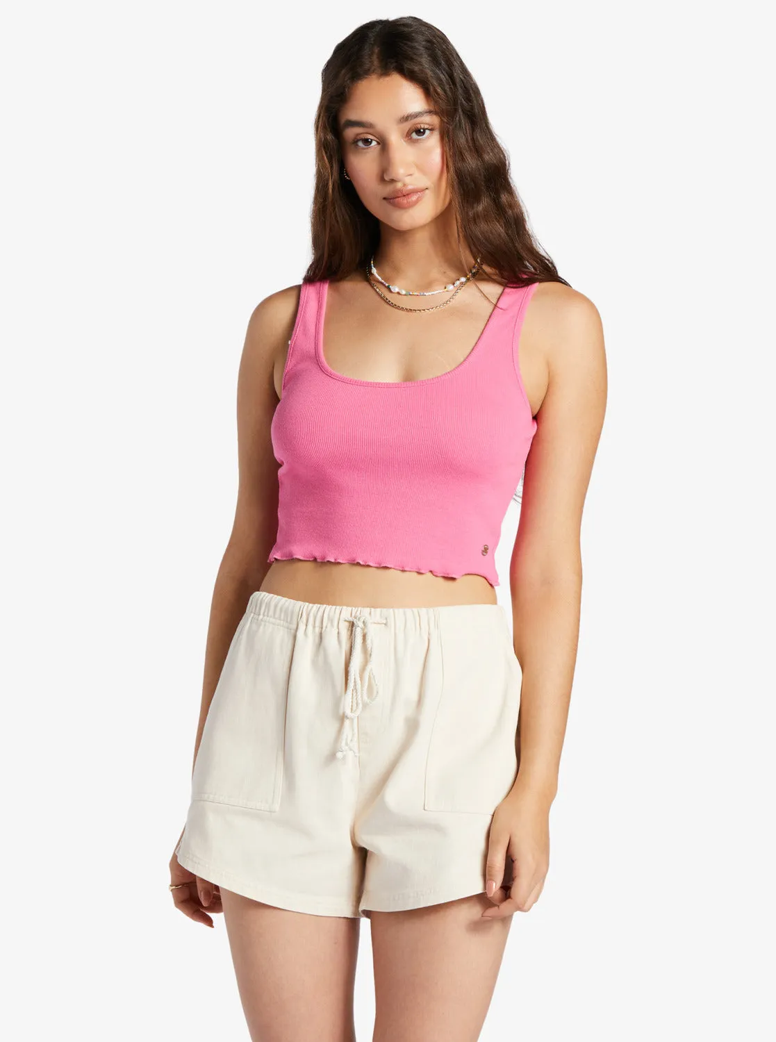 Keep It Wavy Tank Top - Shocking Pink sold by Roxy