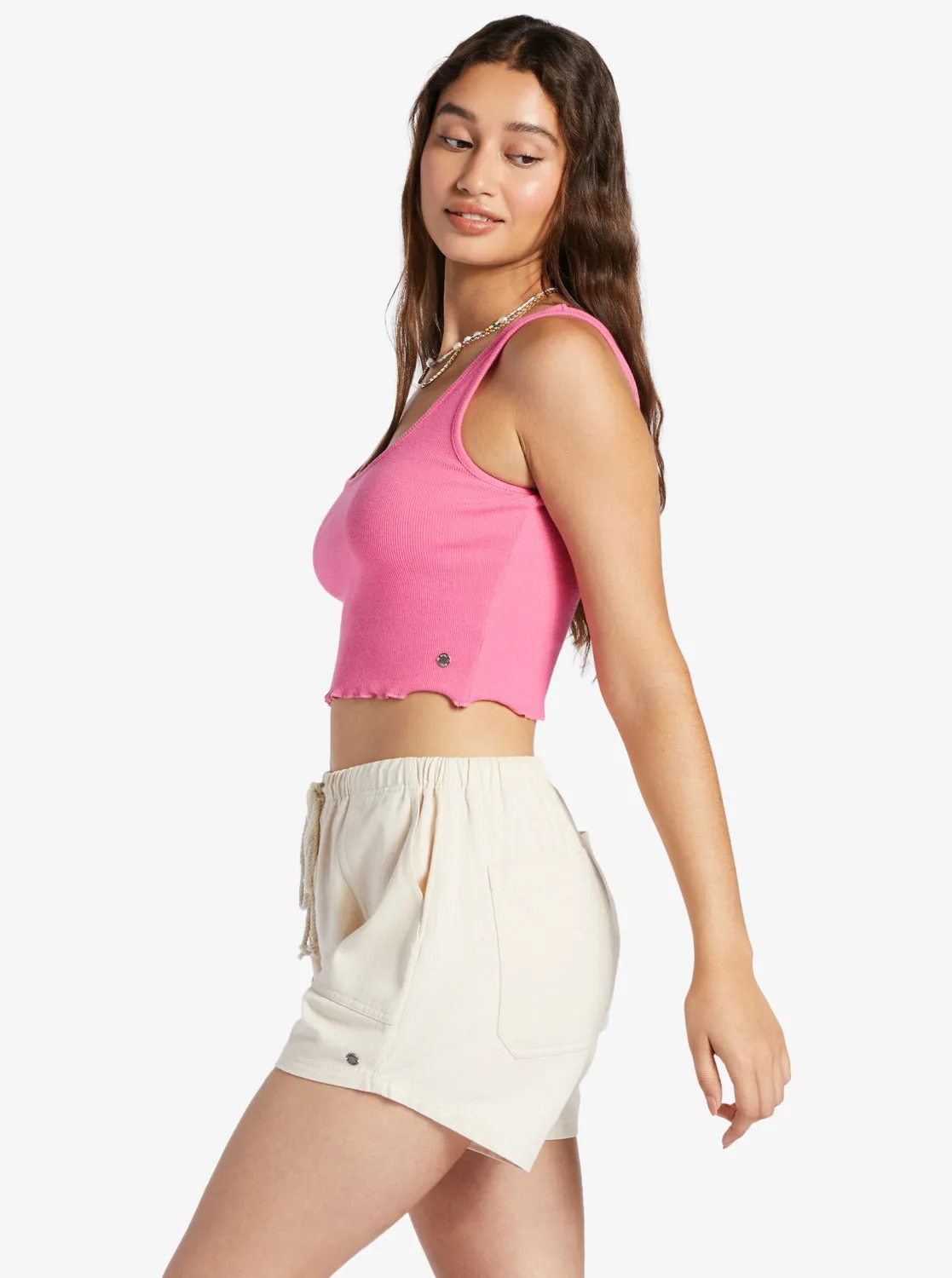 Keep It Wavy Tank Top - Shocking Pink sold by Roxy product image thumbnail 2