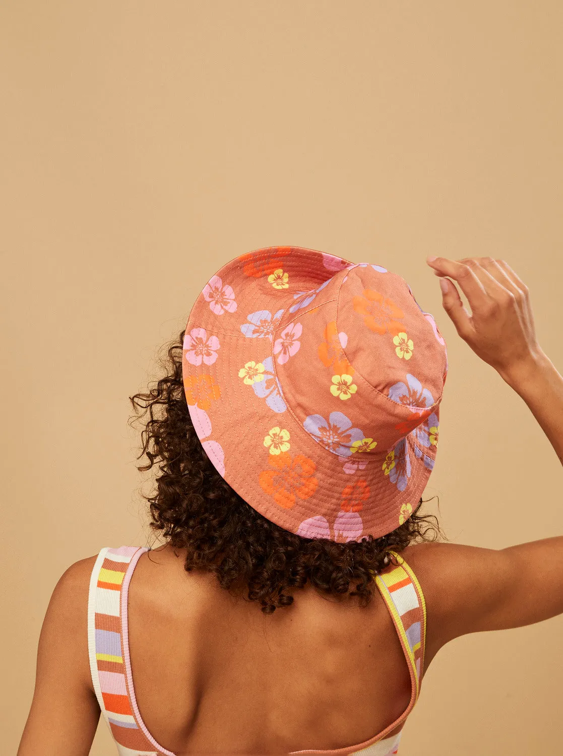 Surf.Kind.Kate. Bucket Reversible Hat - Sunburn Positivity Paradise sold by Roxy product image thumbnail 5