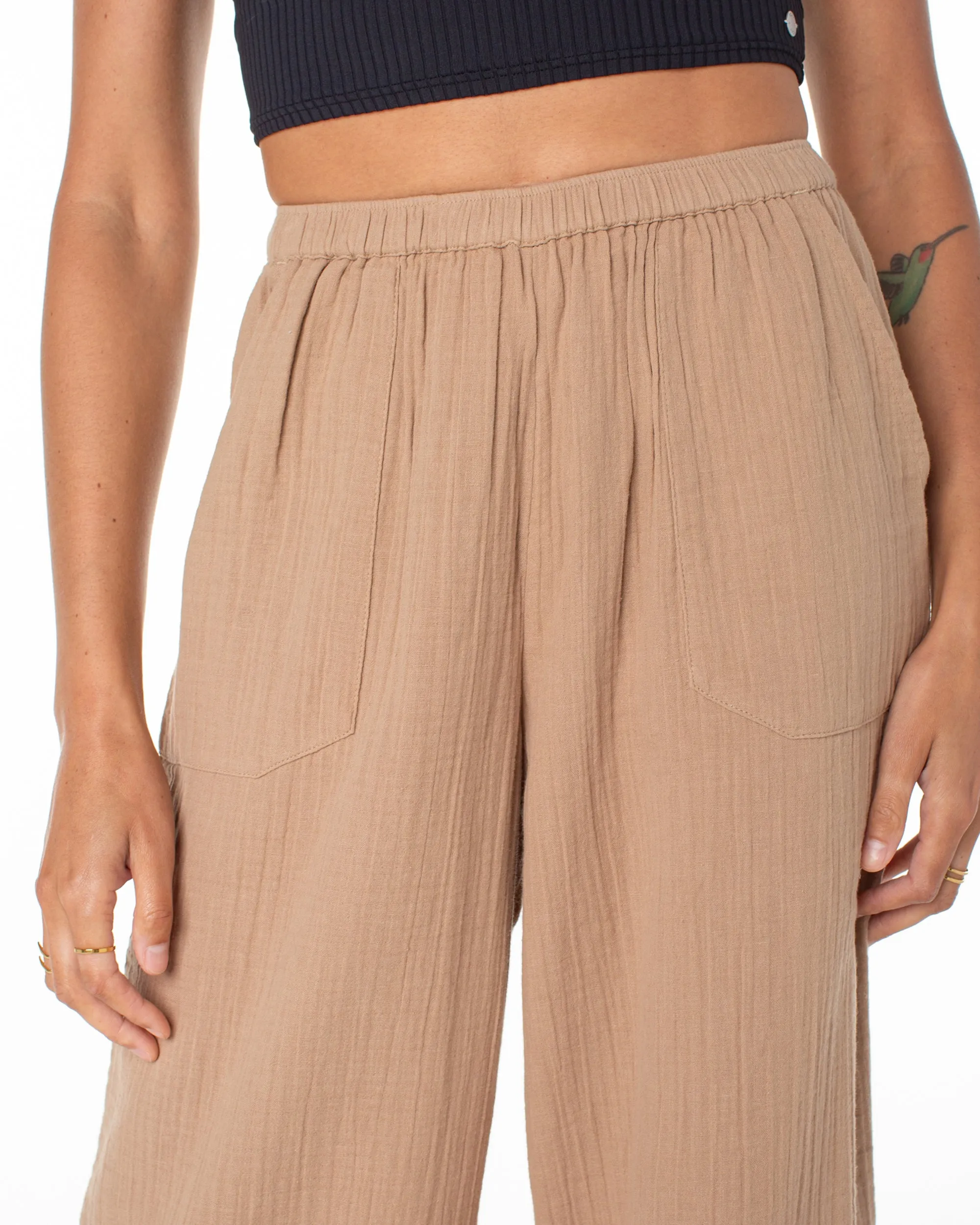 What A Vibe Wide Leg Pants - Amphora sold by Roxy product image thumbnail 4