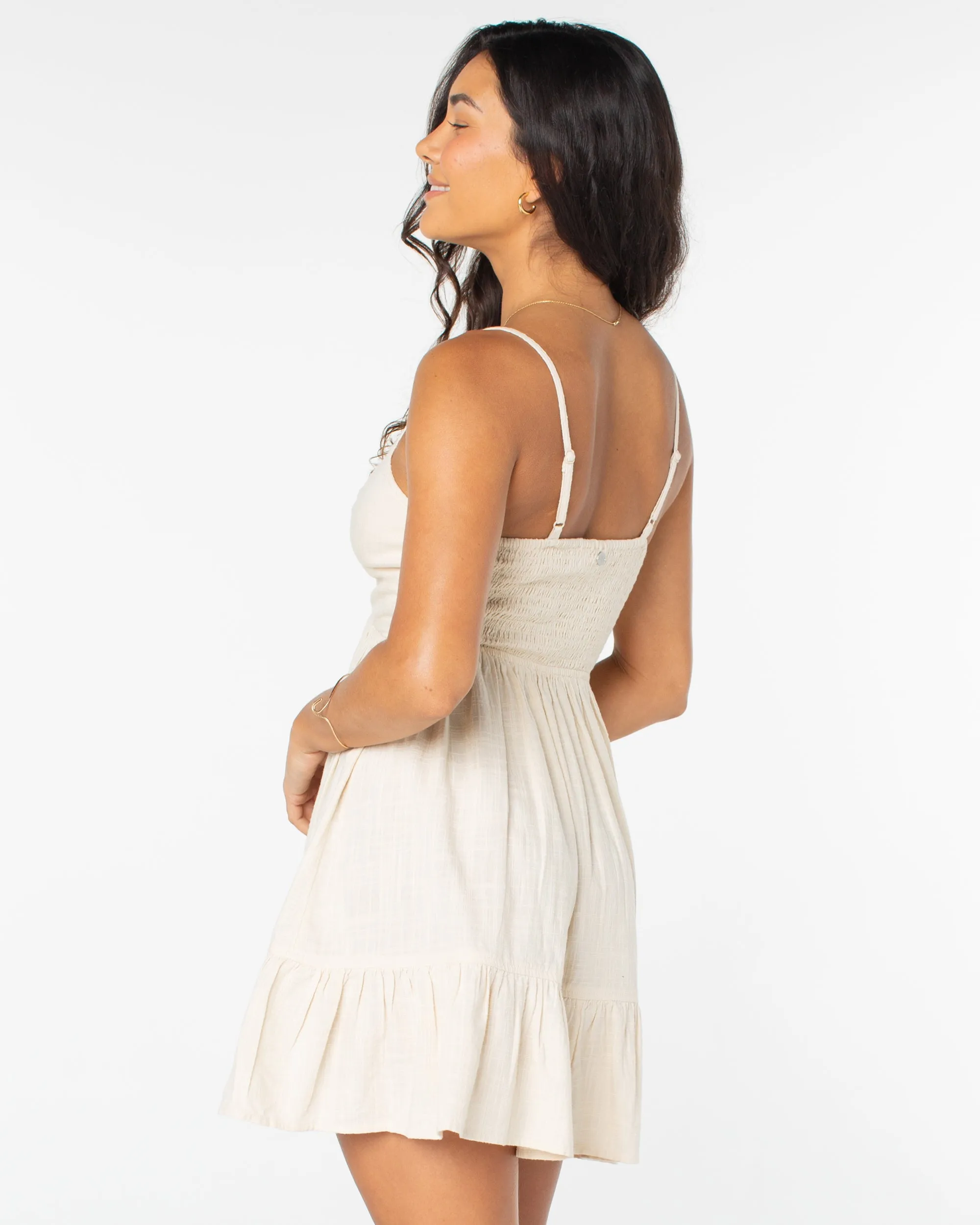 Jasmine Breeze Mini Dress - Parchment sold by Roxy product image thumbnail 4