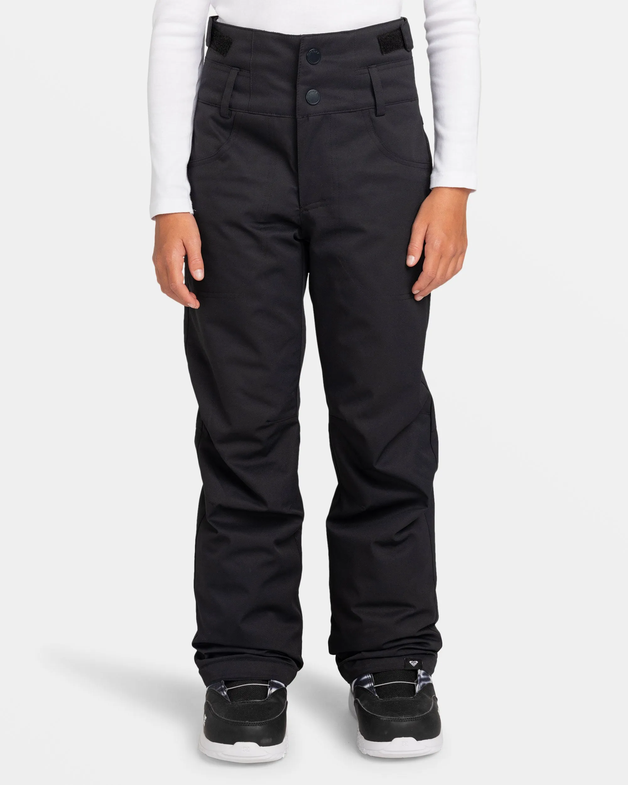 Girls 8-16 Diversion Snow Pants - True Black sold by Roxy product image thumbnail 2