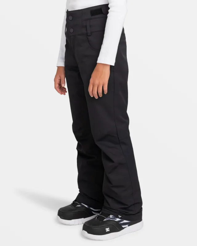 Girls 8-16 Diversion Snow Pants - True Black sold by Roxy