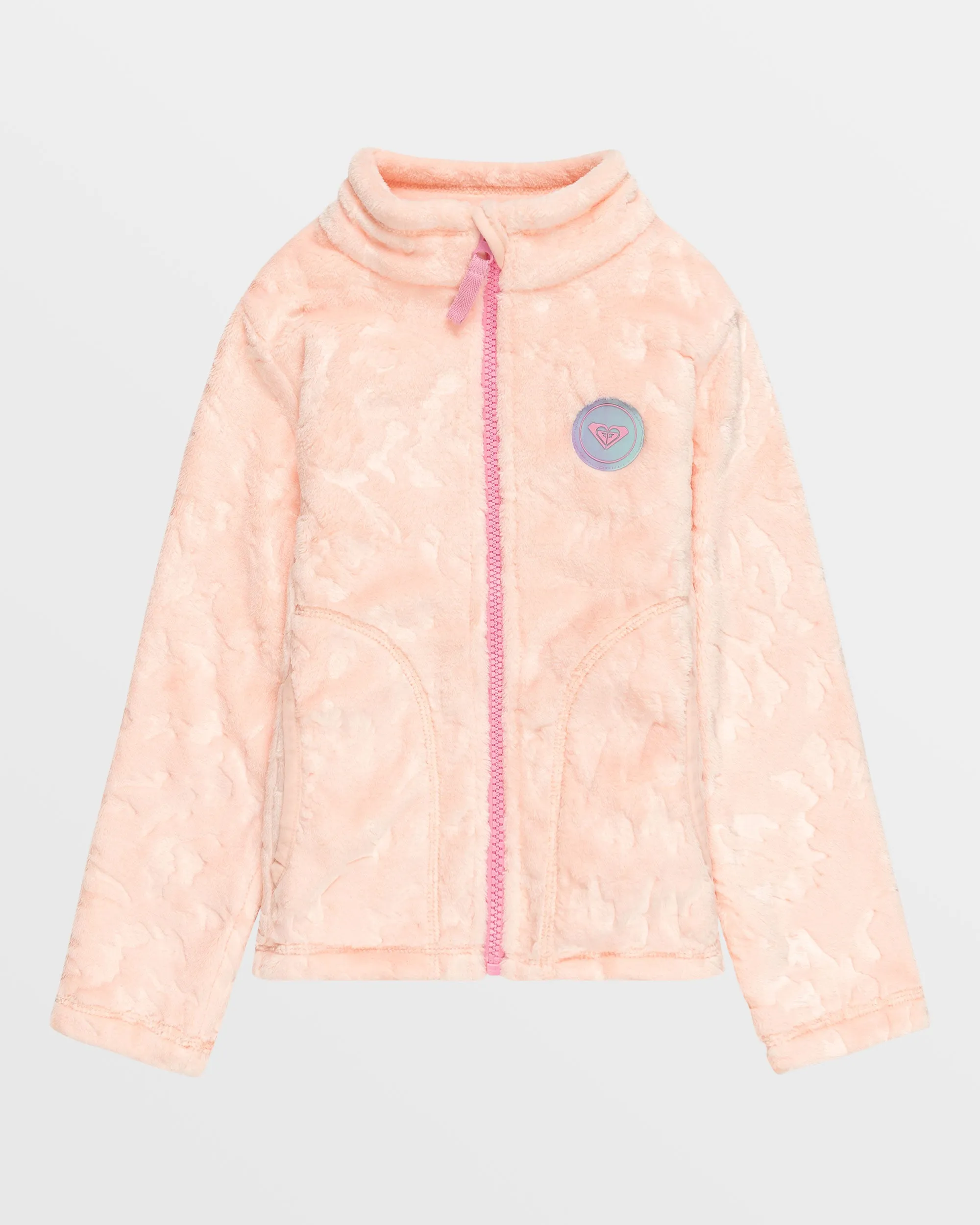 Girls 2-7 Mini Igloo Zip-Up Sweatshirt - Pink Salt sold by Roxy