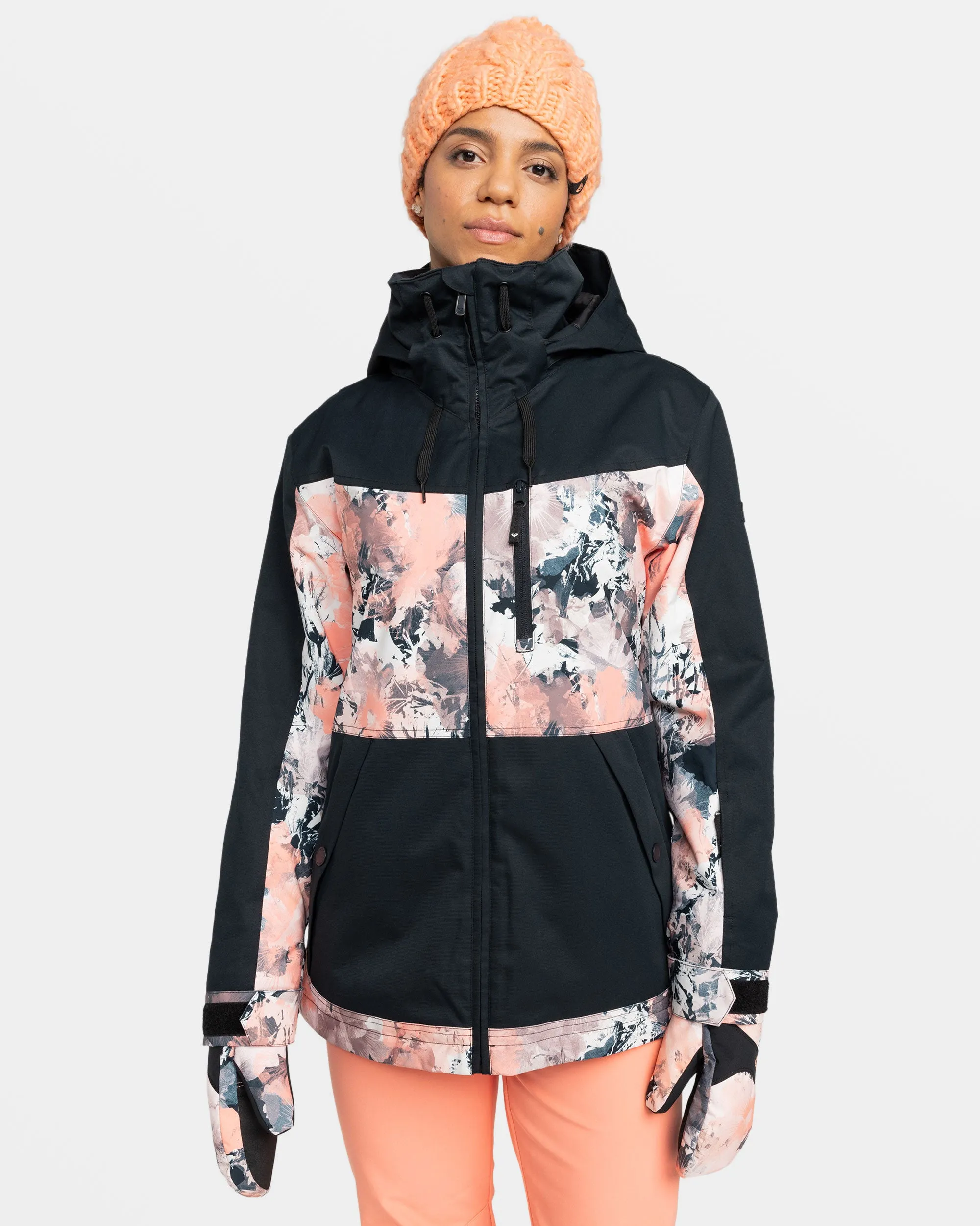 Presence Parka Snow Jacket - Peach Pink Dreamy Picture sold by Roxy