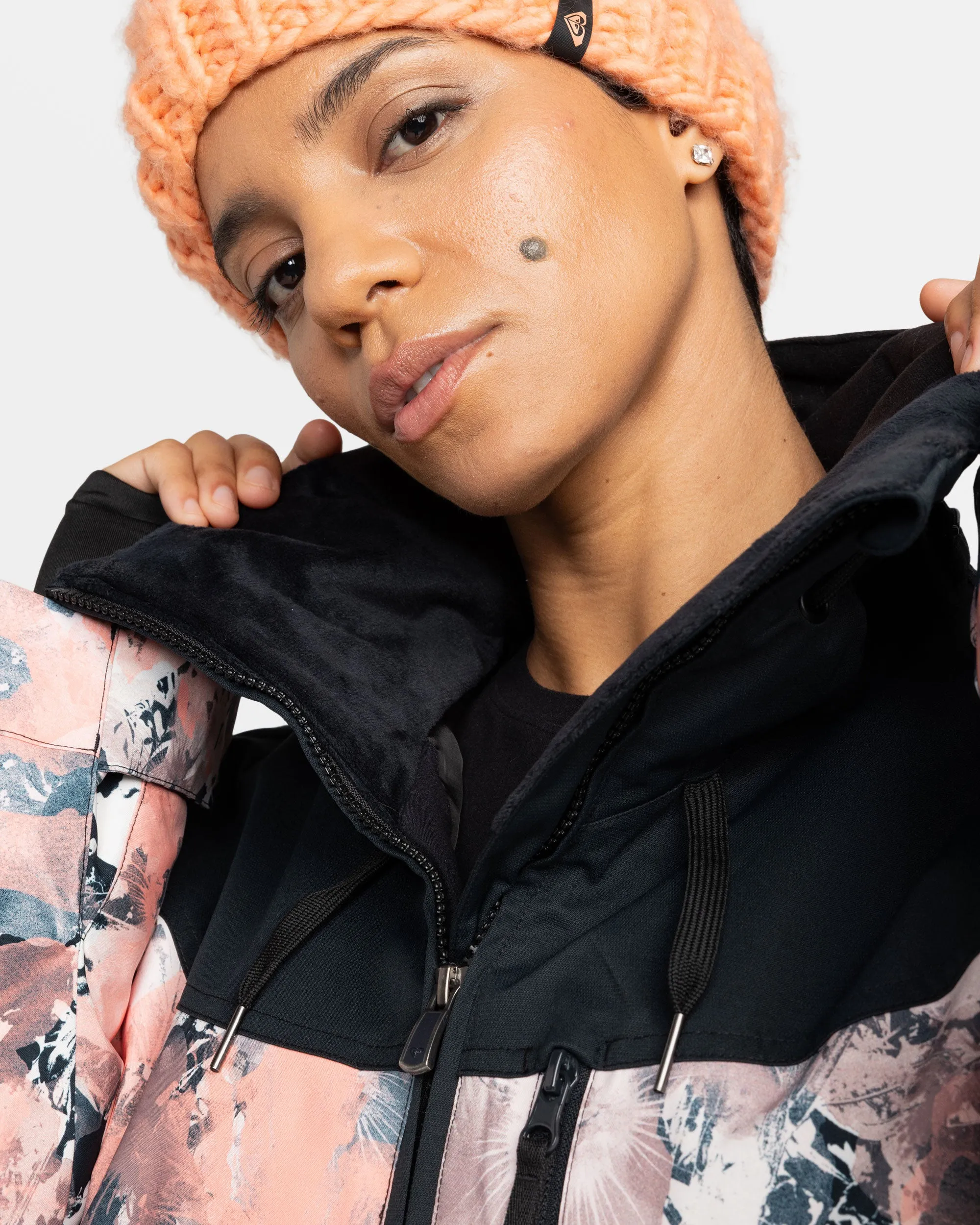 Presence Parka Snow Jacket - Peach Pink Dreamy Picture sold by Roxy product image thumbnail 4