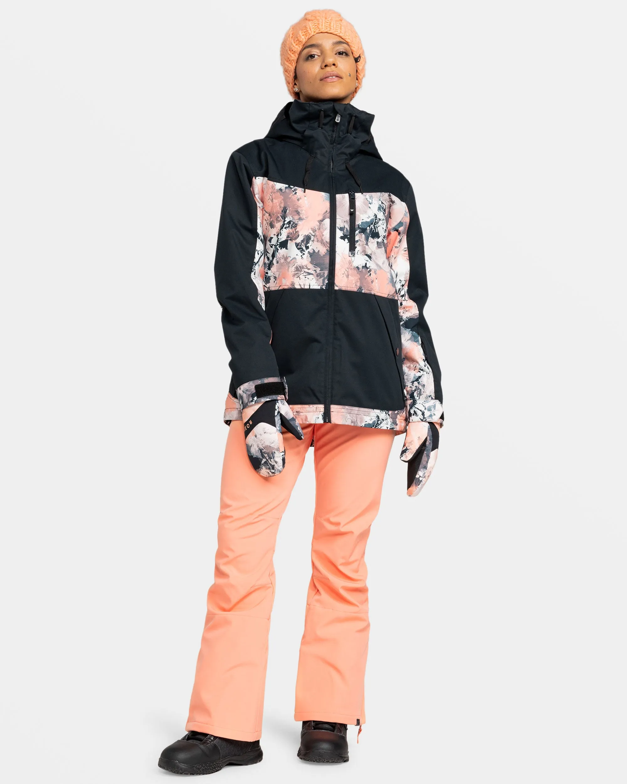 Presence Parka Snow Jacket - Peach Pink Dreamy Picture sold by Roxy product image thumbnail 3