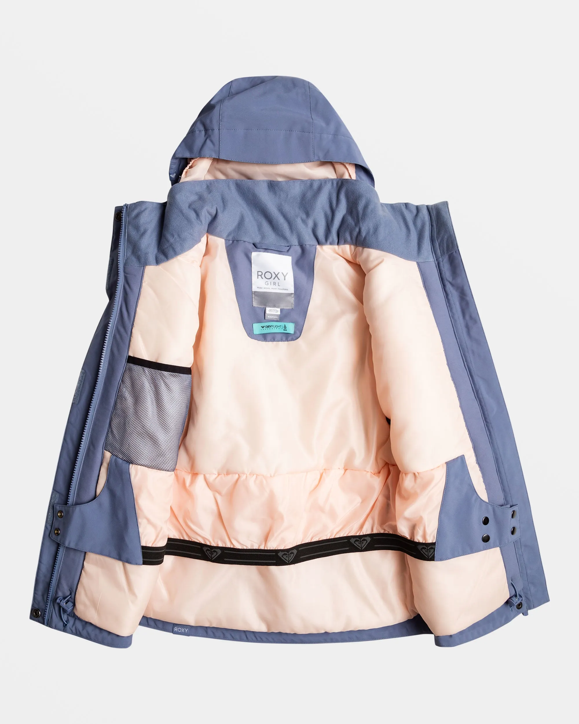 Girls 8-16 Dawnrae Parka Snow Jacket - Wild Wind Darknight sold by Roxy product image thumbnail 3