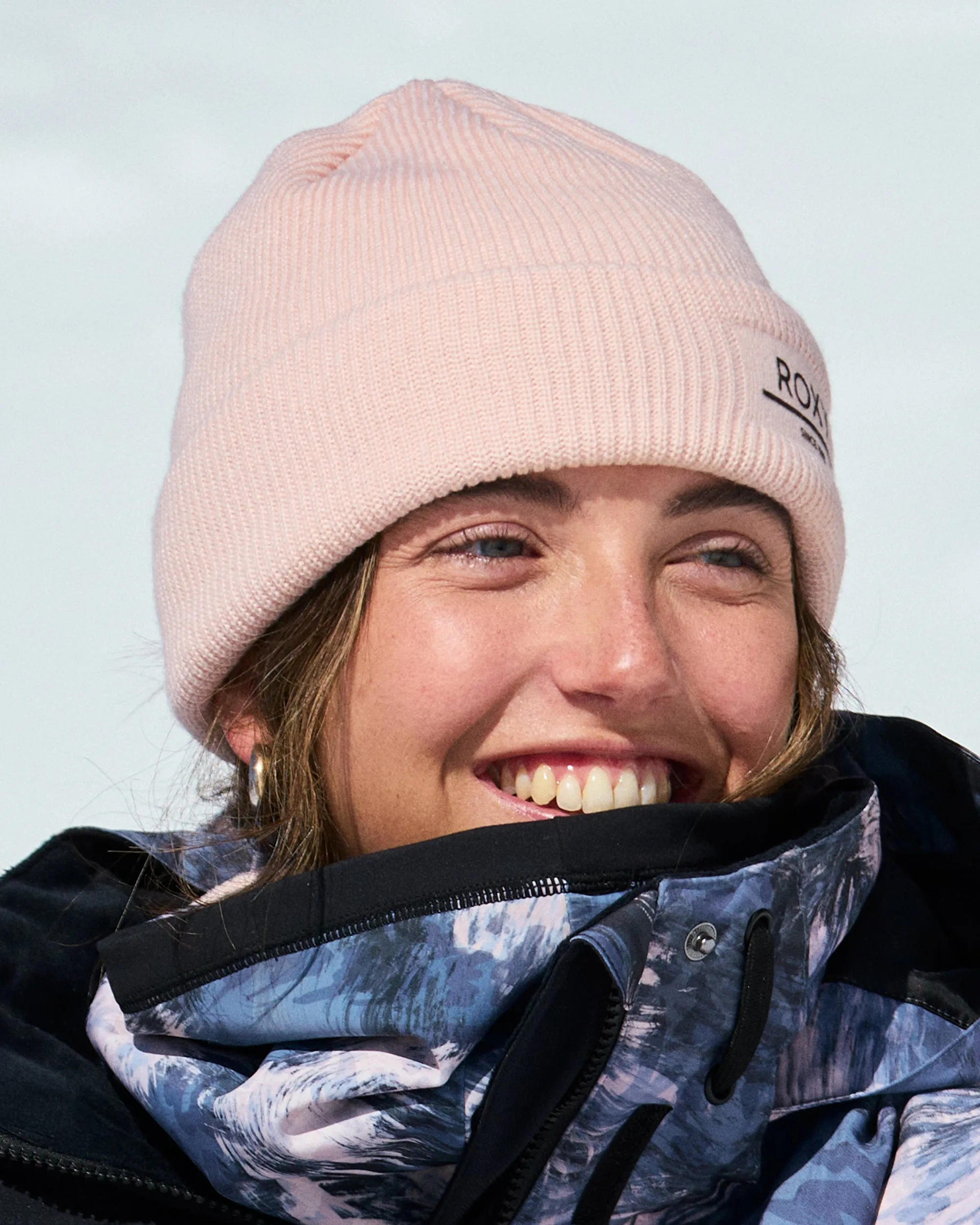 Folker Rib Knit Beanie - Pink Salt sold by Roxy product image thumbnail 2