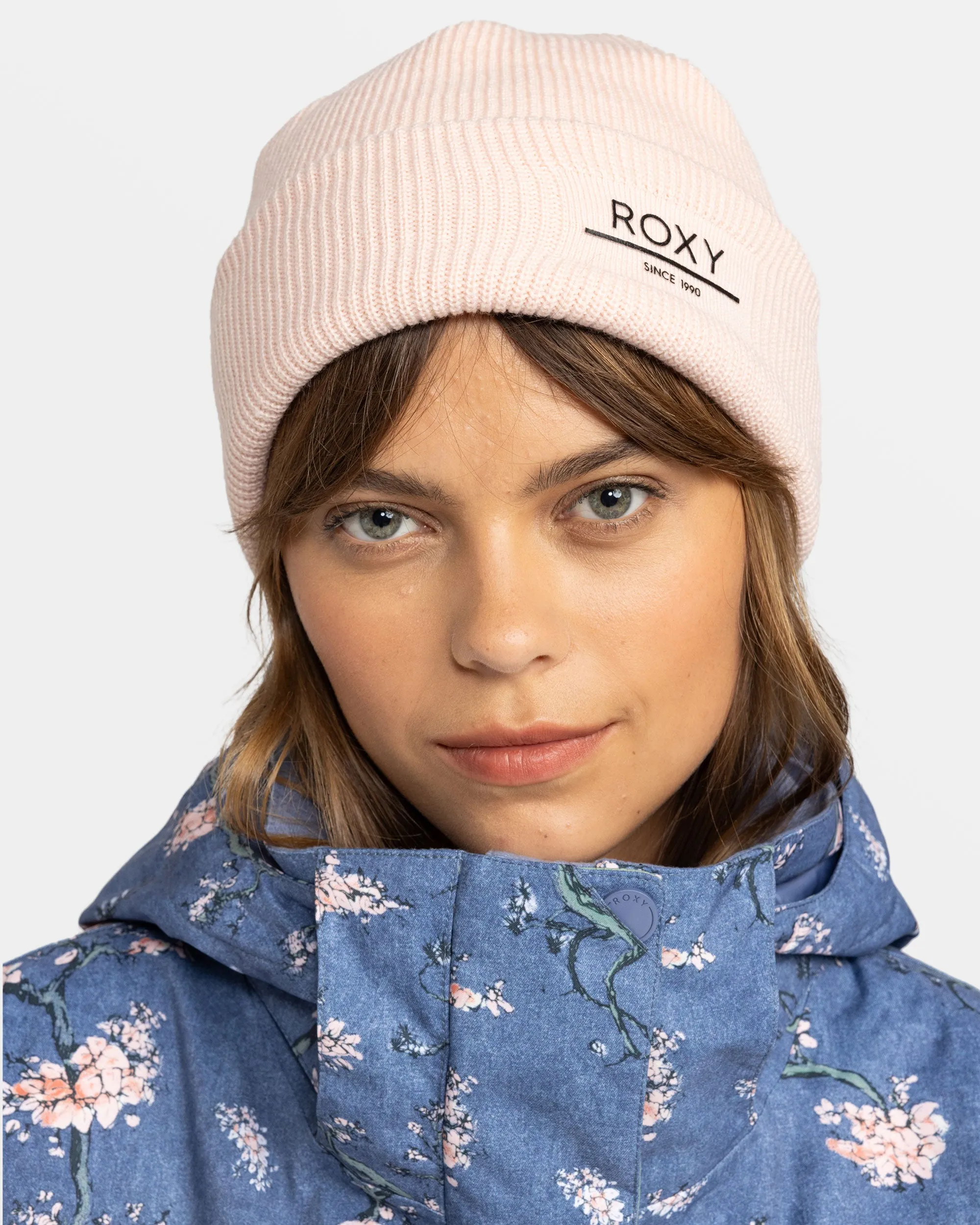 Folker Rib Knit Beanie - Pink Salt sold by Roxy product image thumbnail 3