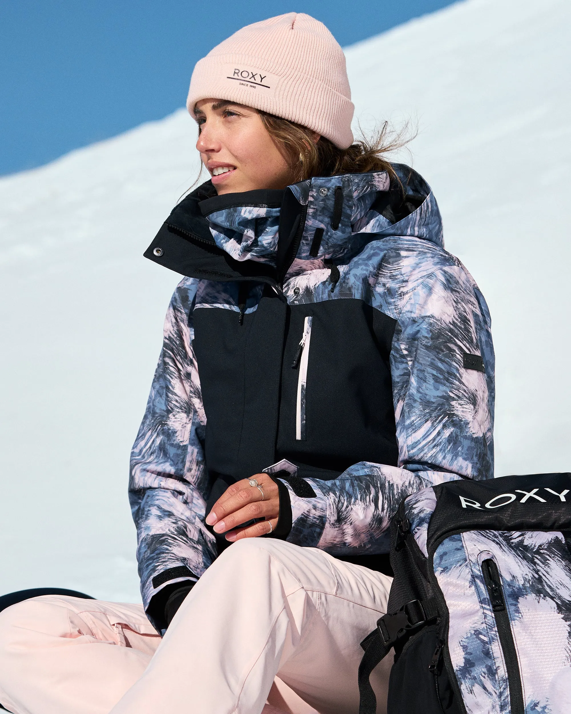 Folker Rib Knit Beanie - Pink Salt sold by Roxy product image thumbnail 5