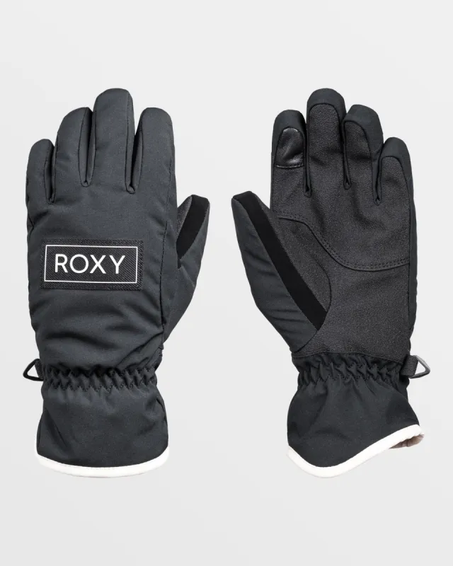 Girls Freshfield Insulated Gloves - True Black sold by Roxy