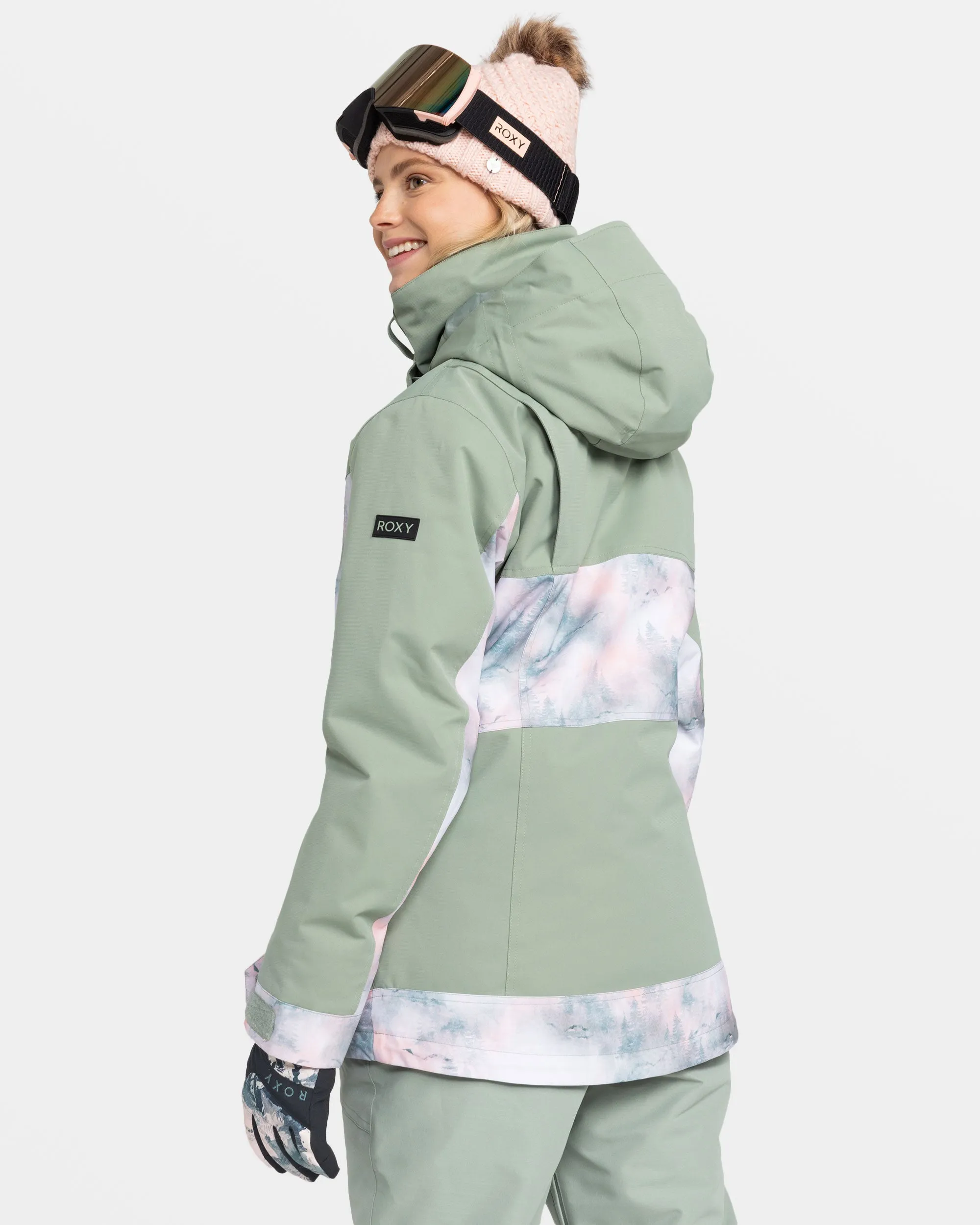 Presence Parka Snow Jacket - Sea Pine Mystery Fog sold by Roxy product image thumbnail 2