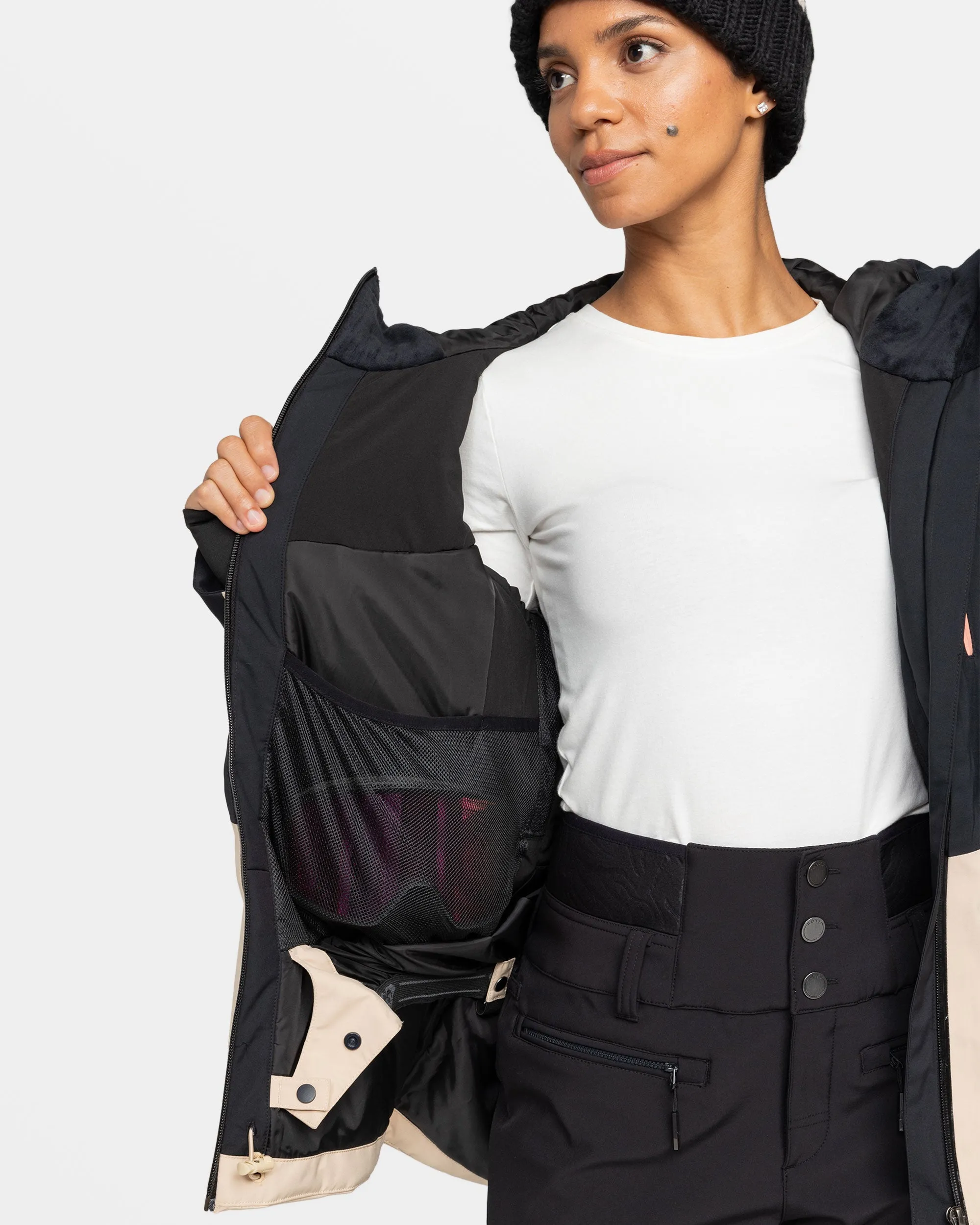 Peakside Snow Jacket - True Black sold by Roxy product image thumbnail 4