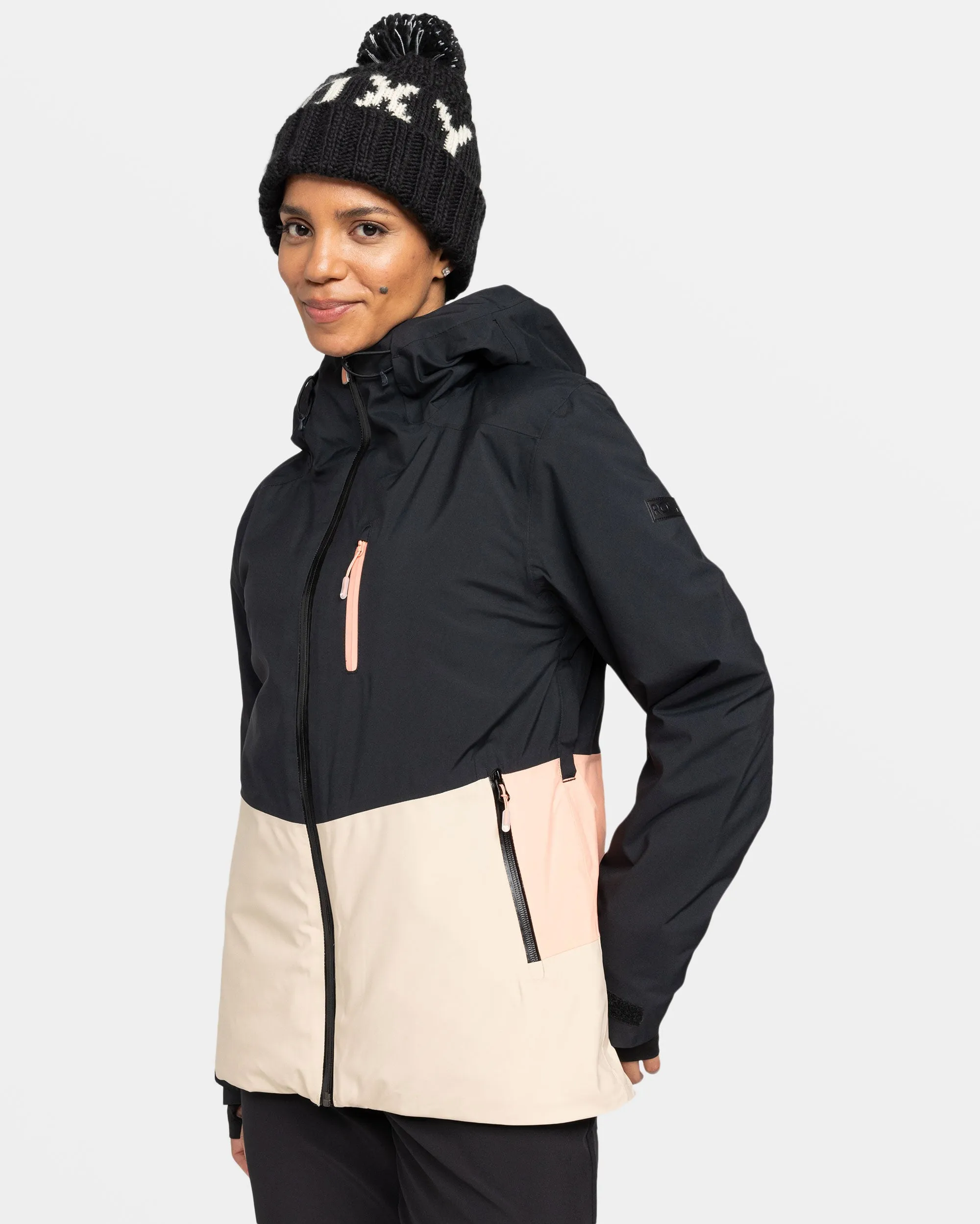 Peakside Snow Jacket - True Black sold by Roxy