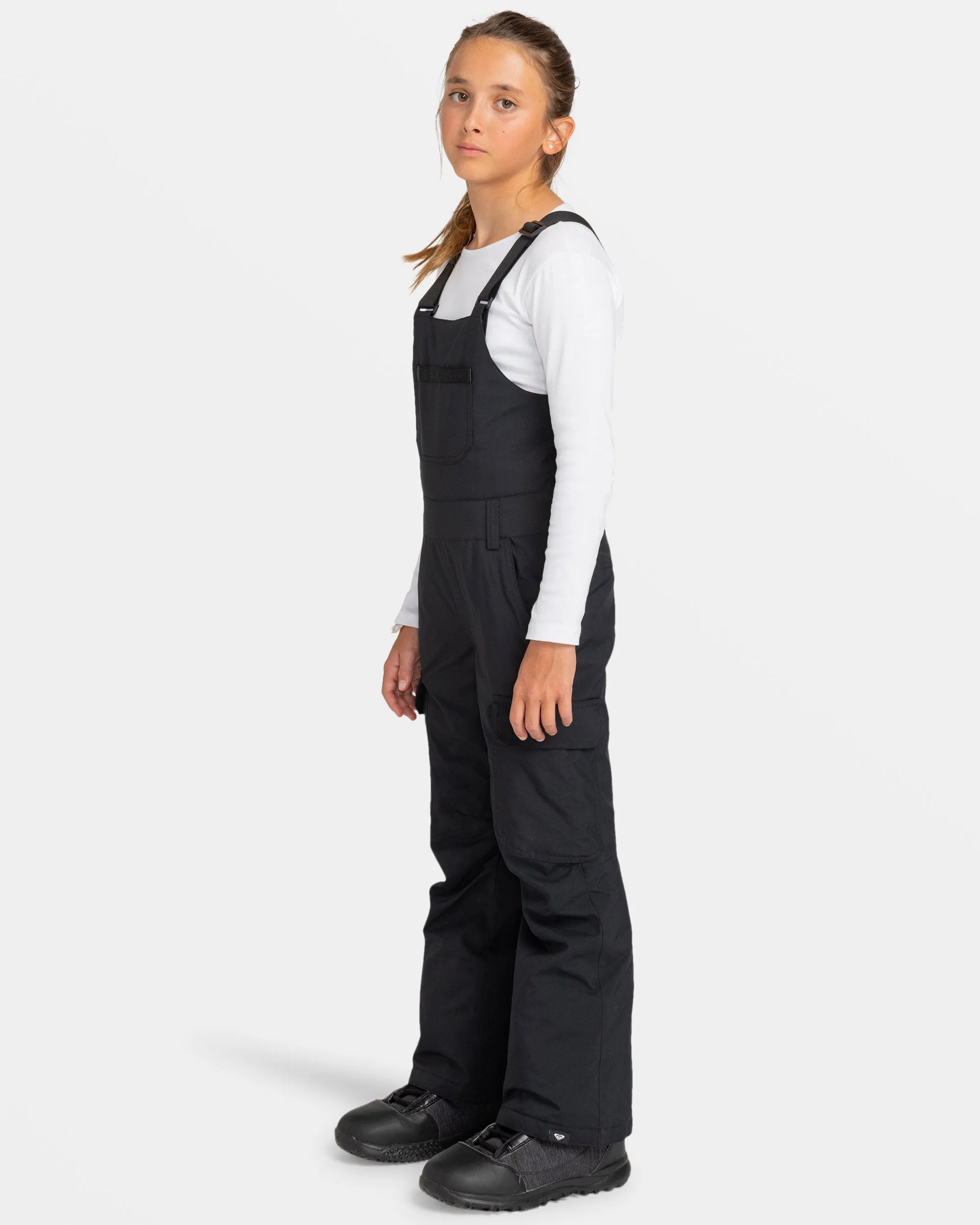 Girls 8-16 Non Stop Bib Snow Pants - True Black sold by Roxy