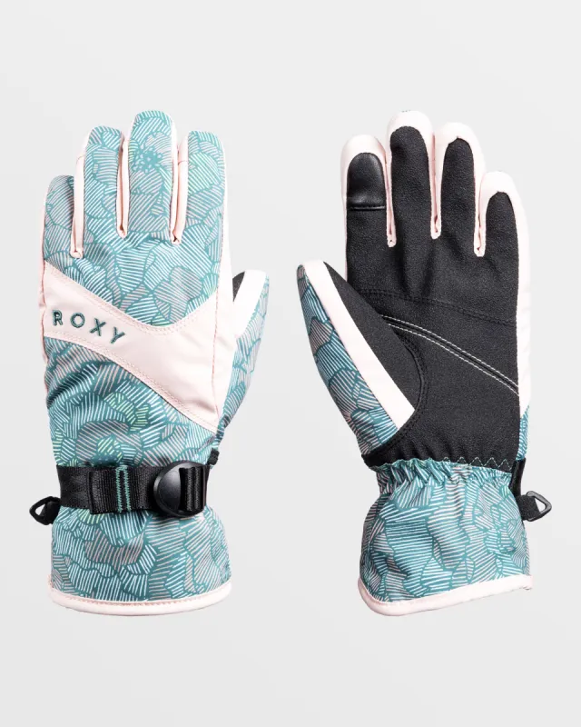 Girls Roxy Jetty Insulated Gloves - Pink Salt Sketchbook sold by Roxy