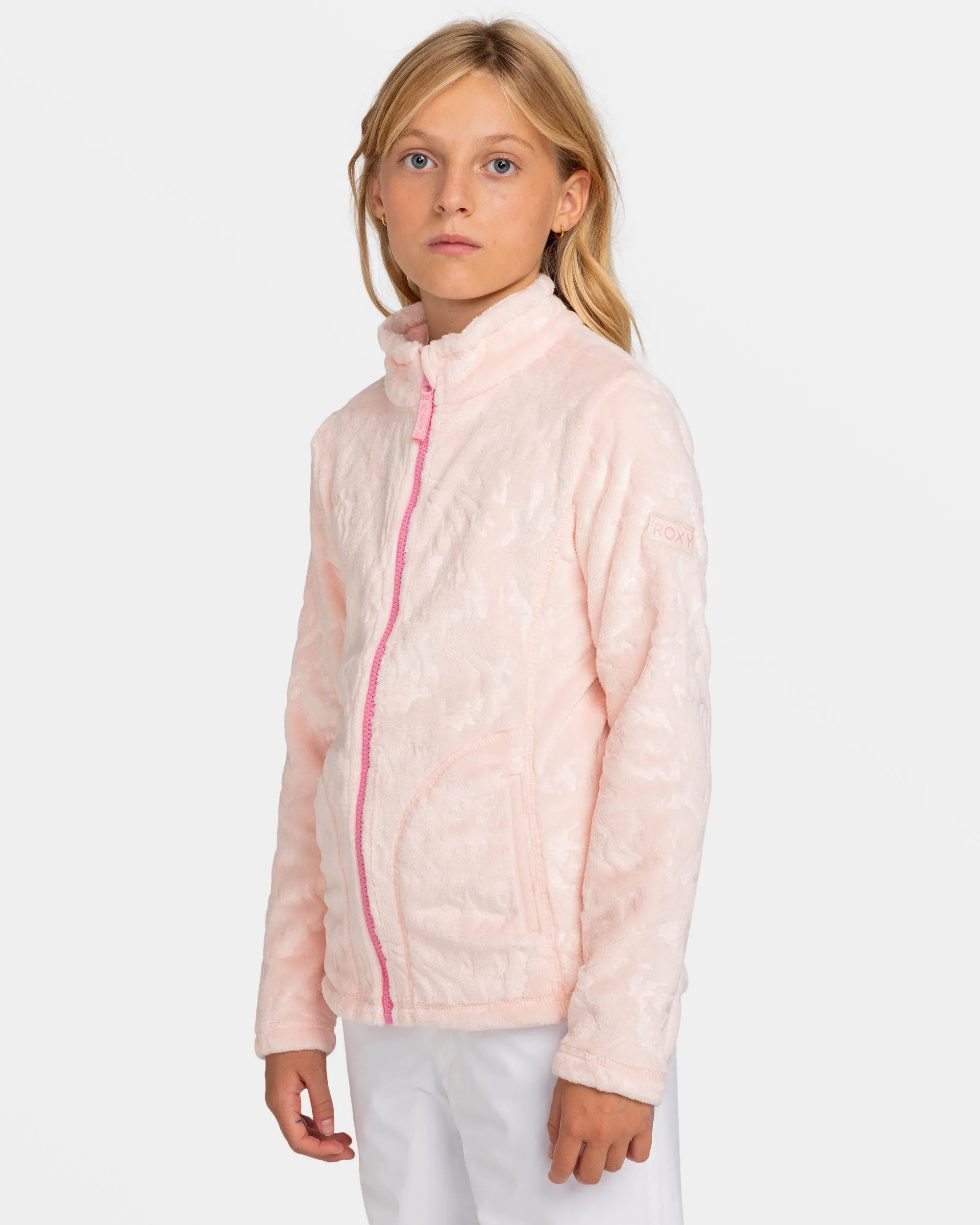 Girls 8-16 Igloo Zip-Up Sweatshirt - Pink Salt sold by Roxy