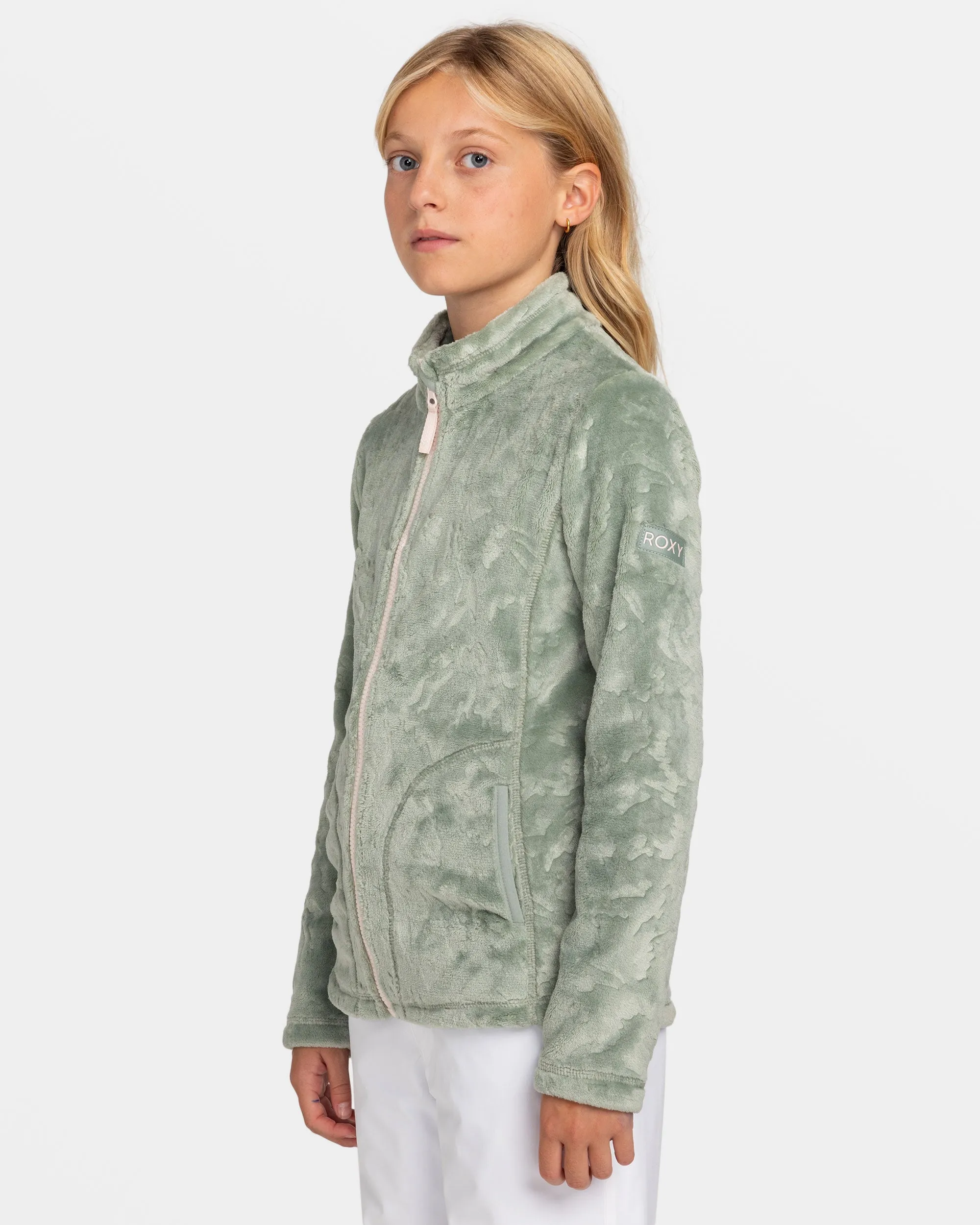 Girls 8-16 Igloo Zip-Up Sweatshirt - Lily Pad sold by Roxy