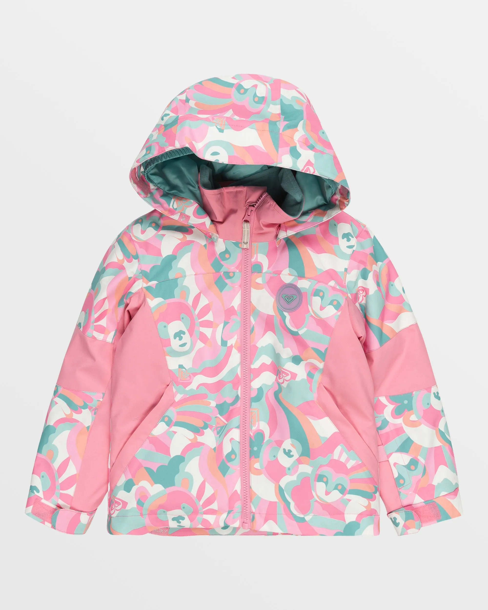 Girls 2-7 Snowy Tale Snow Jacket - Sachet Pink Mountain Night sold by Roxy